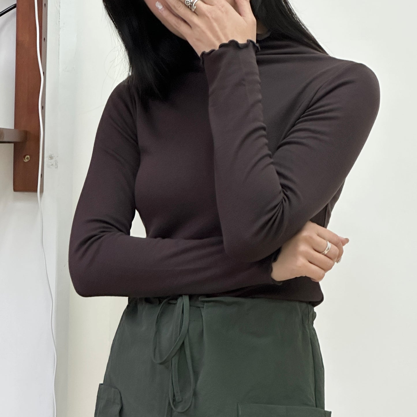 [必買!!] RUFFLE 超親膚強彈性BASIC內搭 3色入 [門市搬遷清貨限時優惠$99!]