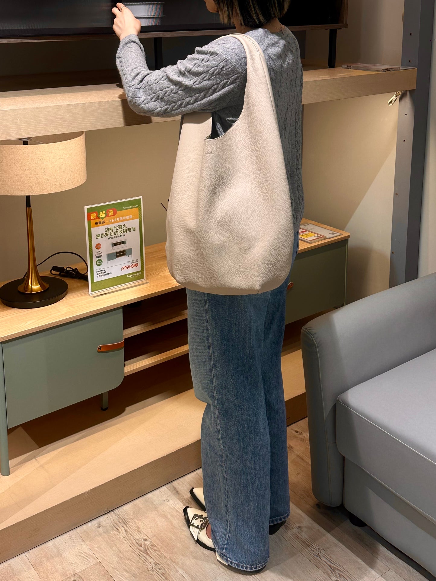 A.P.C. Le Neige Tote Bag 100%真牛皮［多色限時現貨優惠中! 極難補貨!］