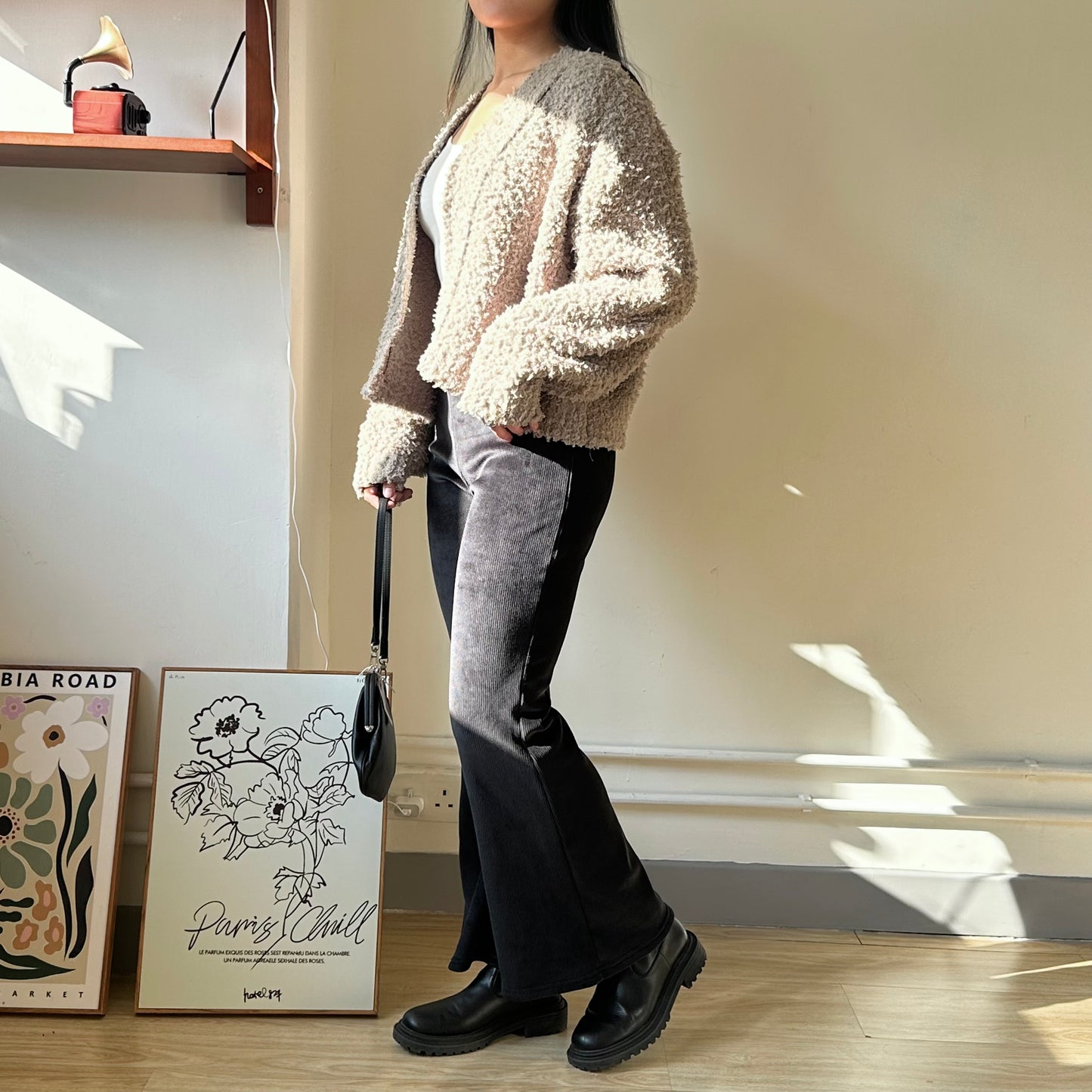 Corduroy Bell-Buttom Tight Pants  [門市搬遷清貨限時優惠$169!]