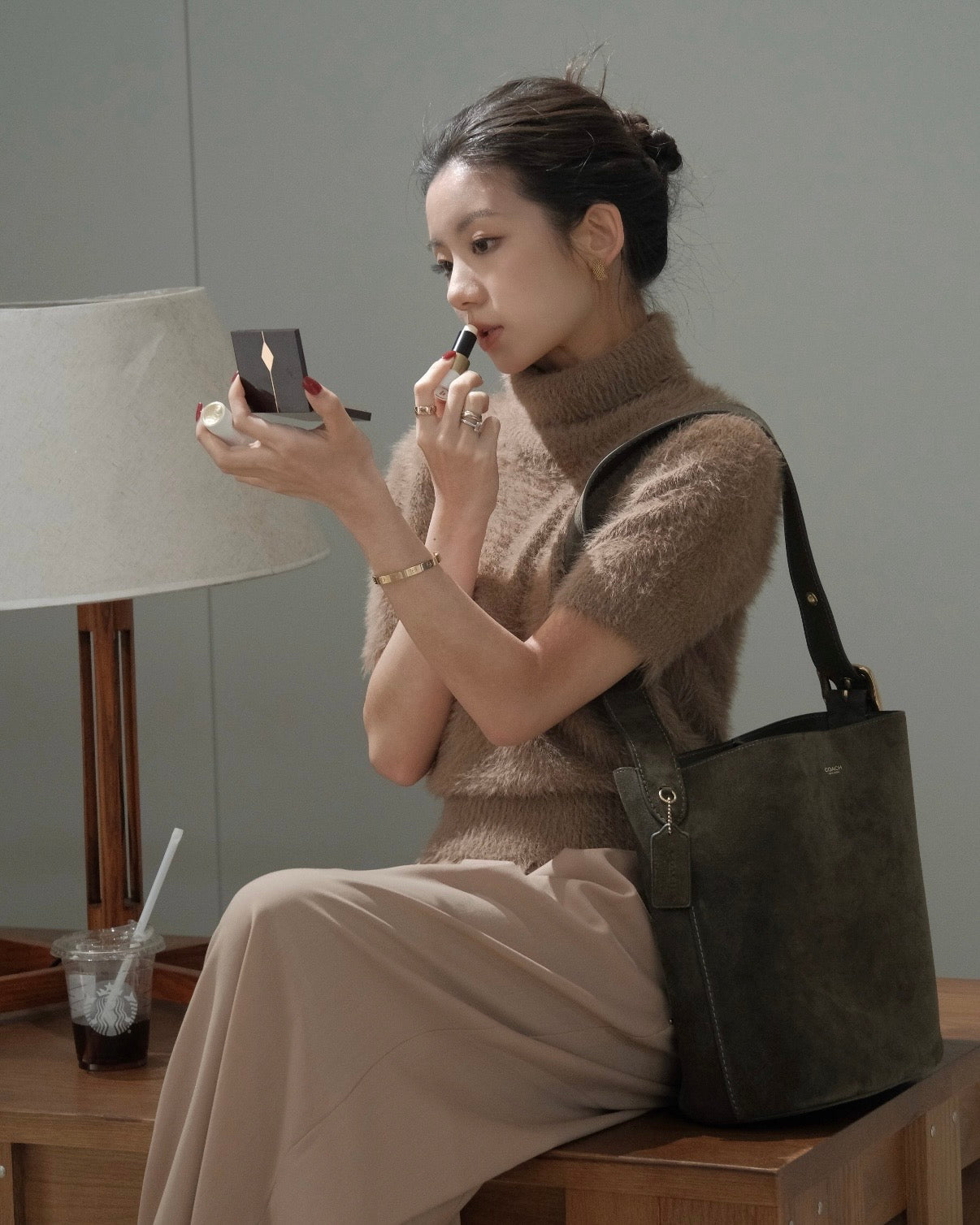 Coach Bleecker Bucket Bag 水桶袋［橄欖綠優惠中大尺寸可放iPad］