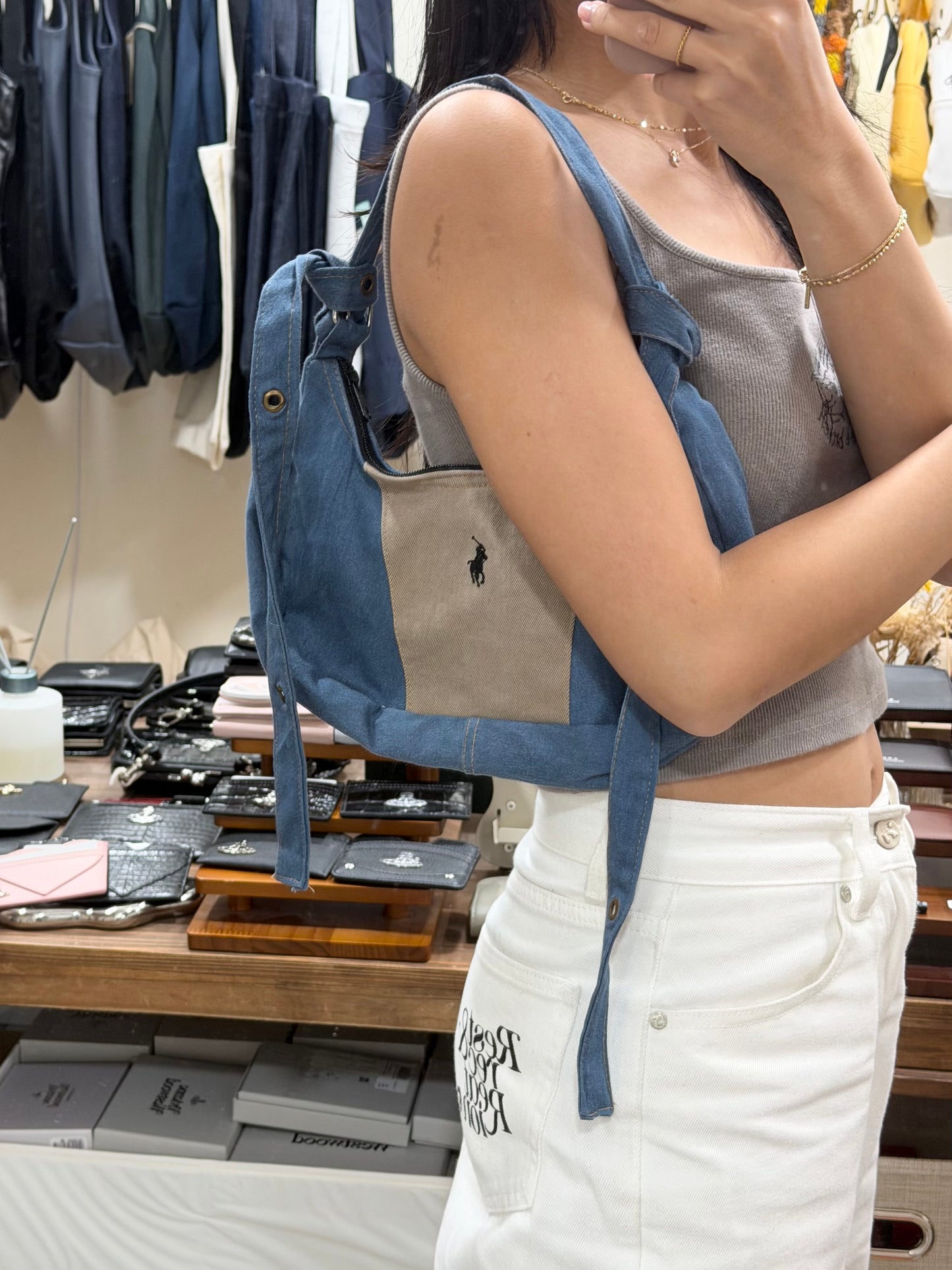 Thailand Remade Vintage Shoulder Bag [Polo款$199🌴獨一無二每款只有1個]