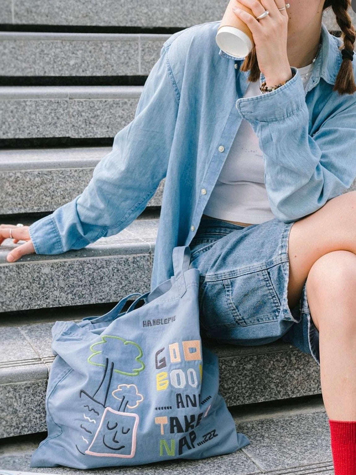 Hamblepie 泰國自家品牌 - Good Books Tote Bag