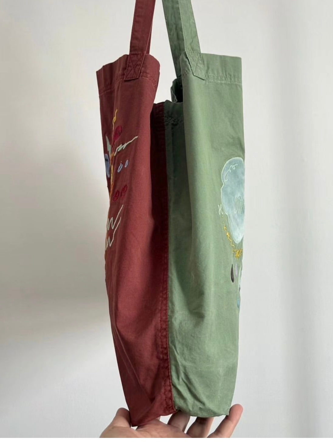 Hamblepie 泰國自家品牌 - Double Side Fire & Rain Tote Bag［可前後兩用!]