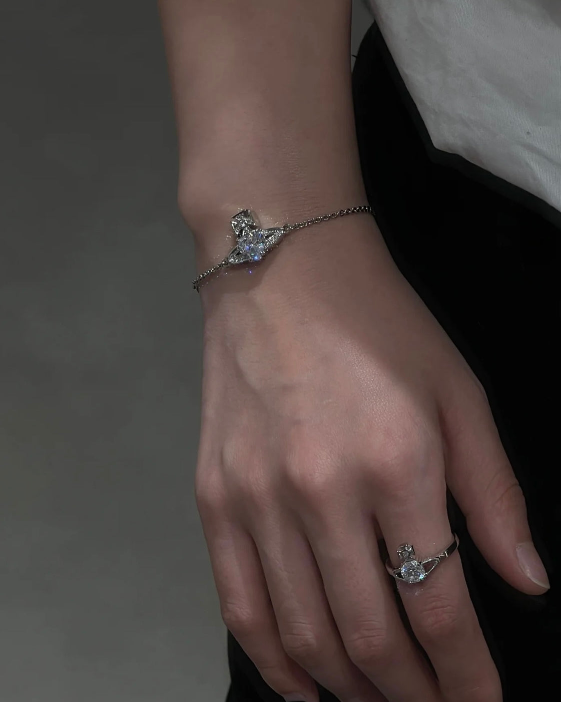 Vivienne Westwood Ariella Bracelet 愛心閃鑽手鏈 [超夢幻♡數量有限]
