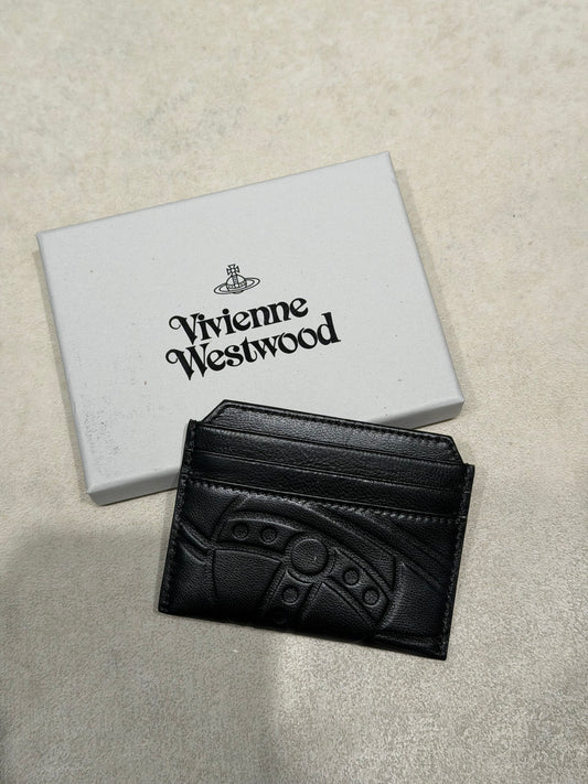 Vivienne Westwood Cardholder 超軟熟真皮星球壓紋卡套