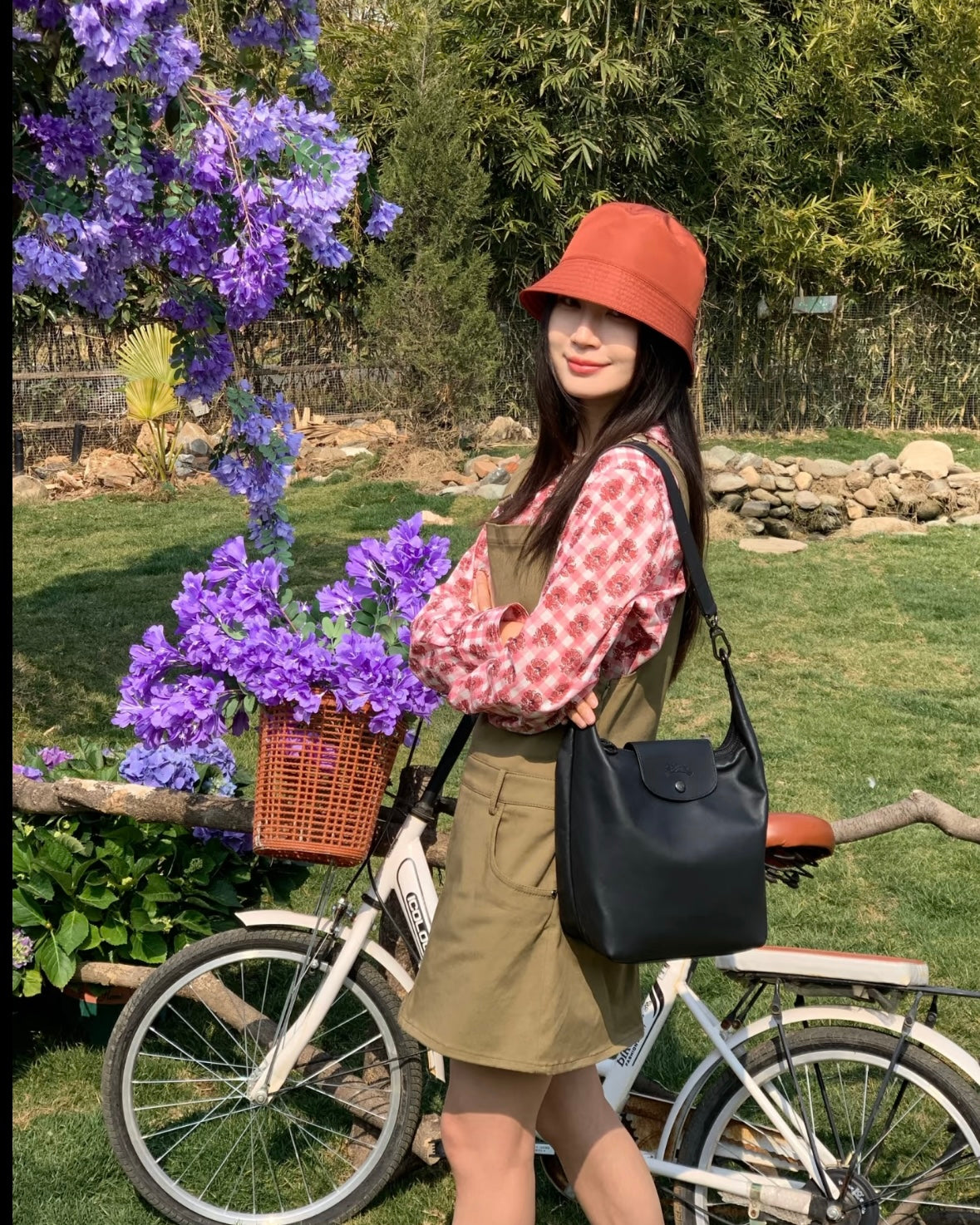 LONGCHAMP Le Pliage Xtra M Shoulder Bag 真皮系列［新款直身系列!］