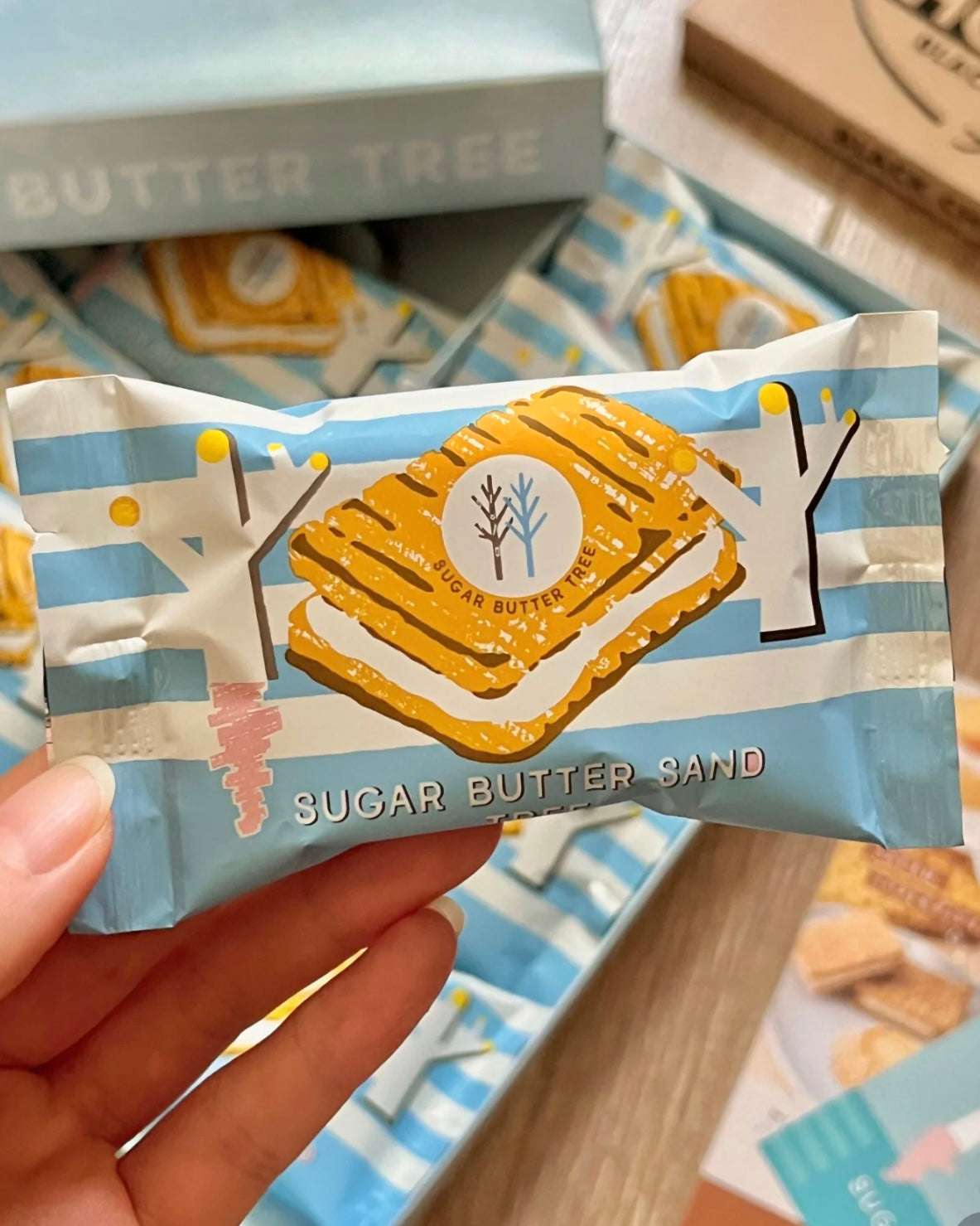 SUGAR BUTTER SAND TREE 奶油白朱古力夾心餅乾［超好味日本必買手信!］