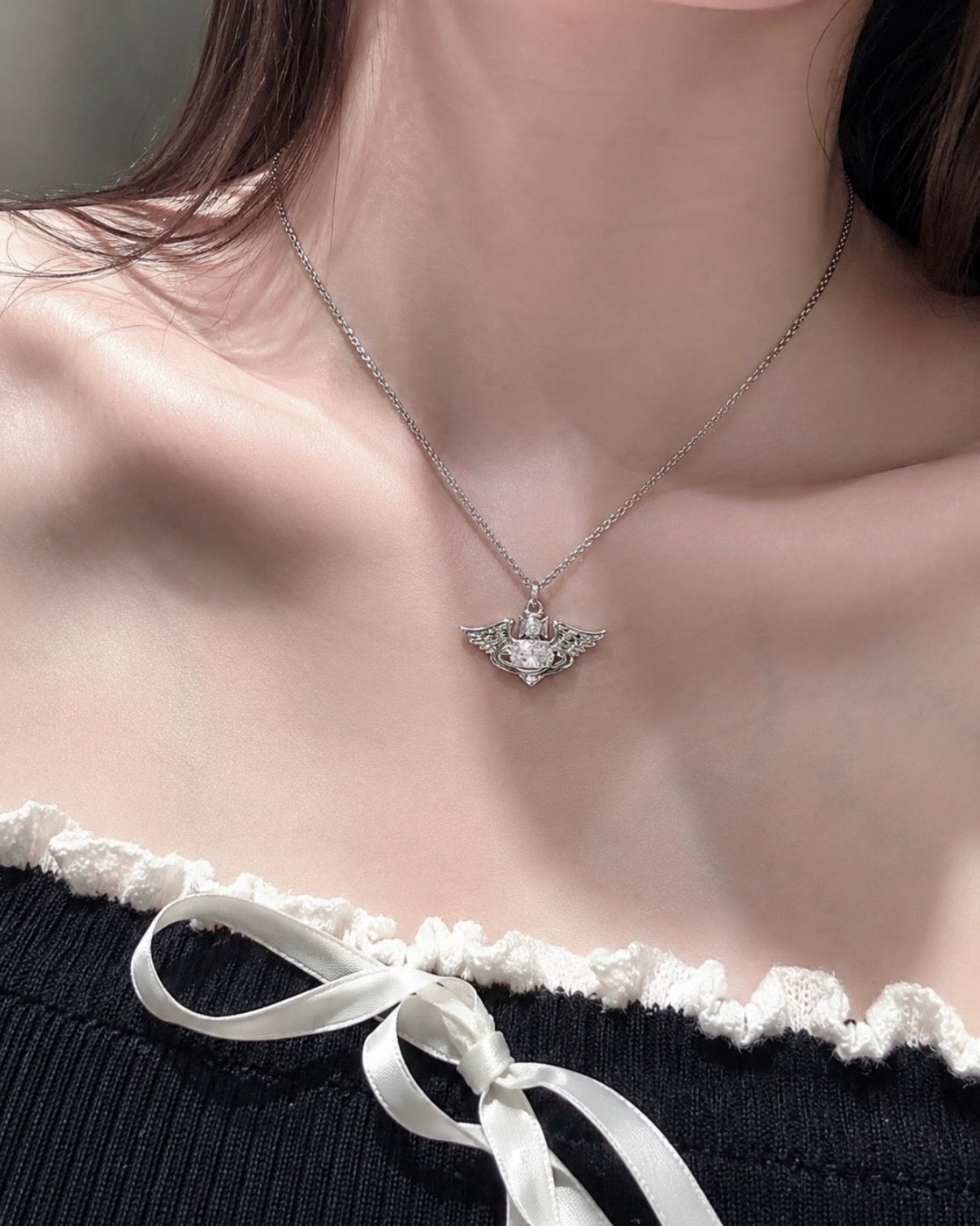 Vivienne Westwood Galena Necklace 純美天使翼925純銀 [最新上架 超夢幻!]
