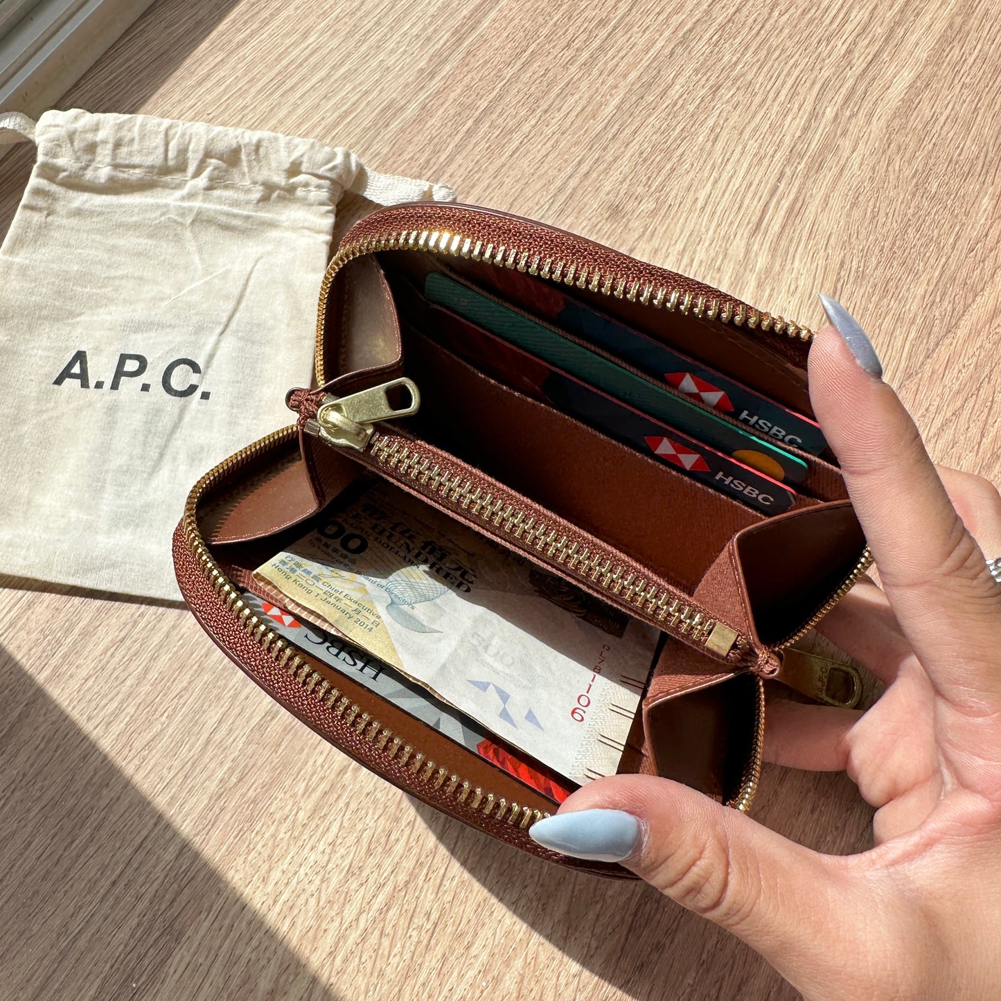 A.P.C. Demi Lune Wallet