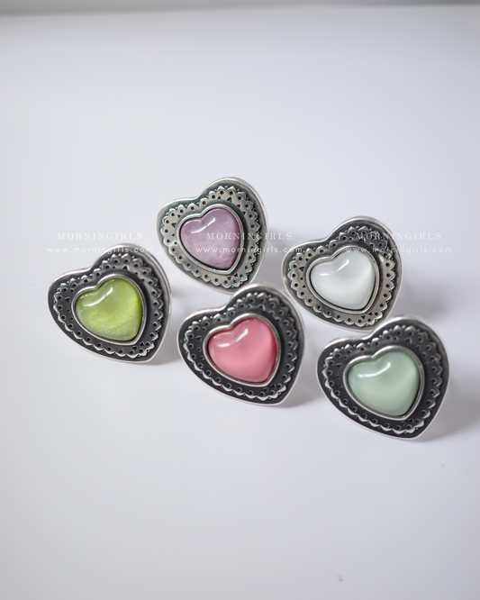 Otro Accesorio 西班牙手工飾物 - Vintage Heart Ring [NEW ITEM!]