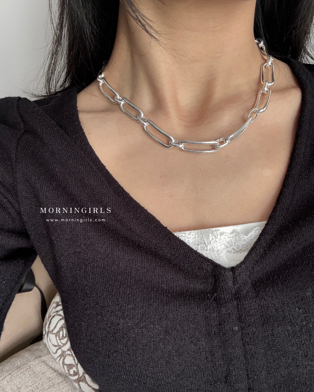 Otro Accesorio 西班牙手工飾物 - Rectangle Chained Choker [NEW ITEM!]