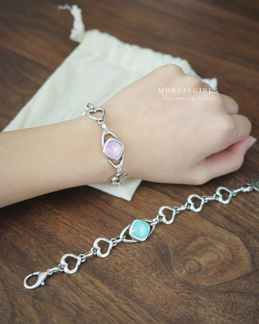 Otro Accesorio 西班牙手工飾物 - Heart Crystal Bracelet [NEW ITEM!]