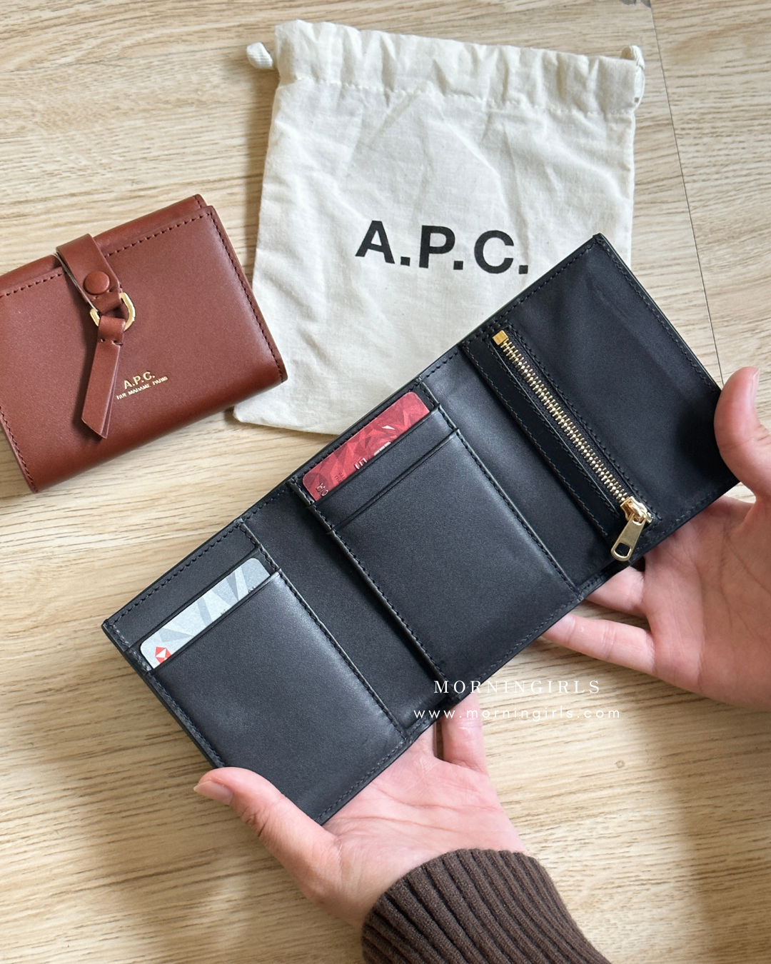 A.P.C. Noa Trifold Wallet
