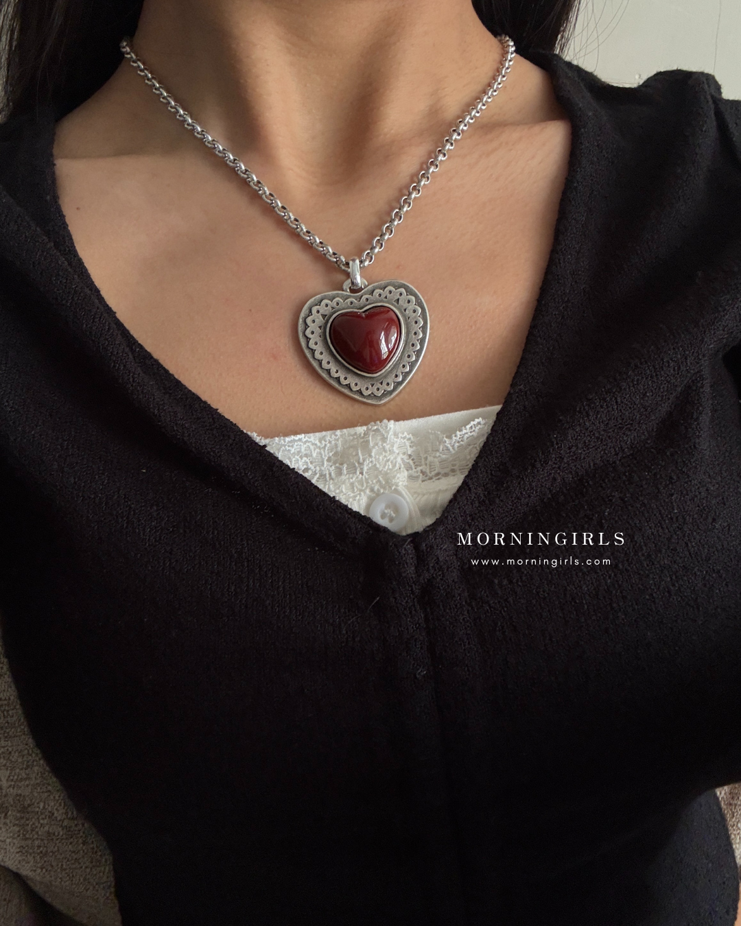 Otro Accesorio 西班牙手工飾物 - Vintage Heart Necklace [NEW ITEM! 推薦! 必入手!]