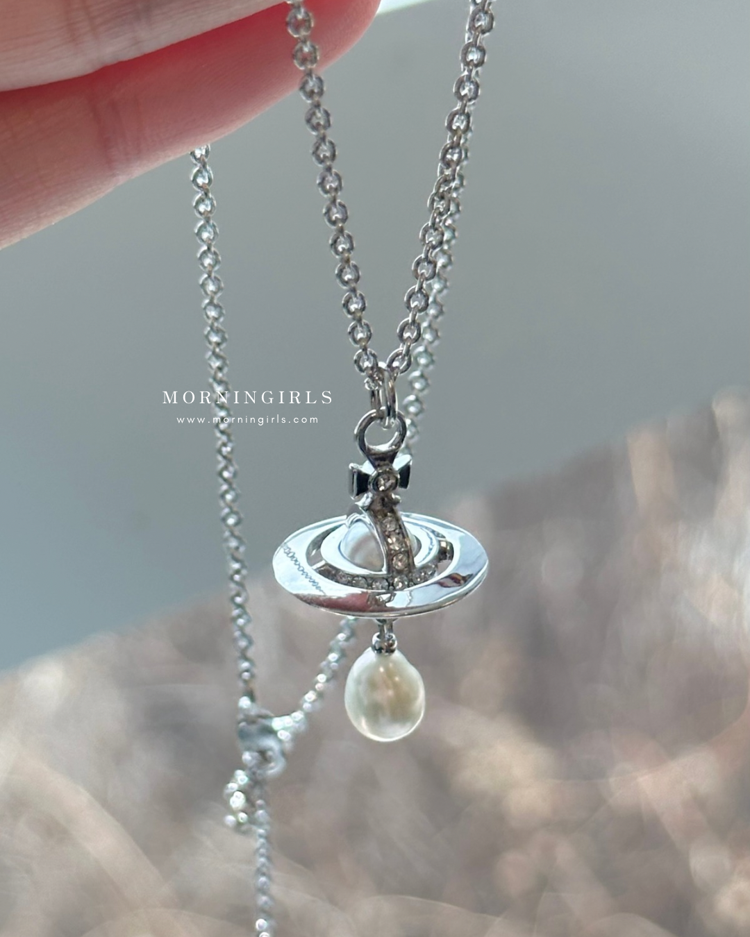 Vivienne Westwood Aleksa Necklace 巴洛克水滴珍珠 [Arin同款]