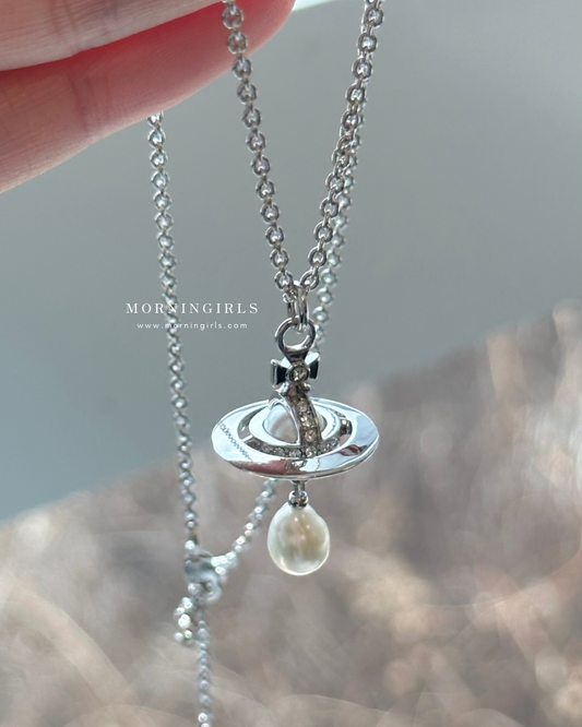 Vivienne Westwood Aleksa Necklace 巴洛克水滴珍珠 [Arin同款]