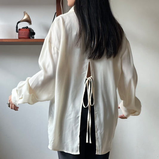 雪紡後綁結小性感恤衫 [超仙氣!!]