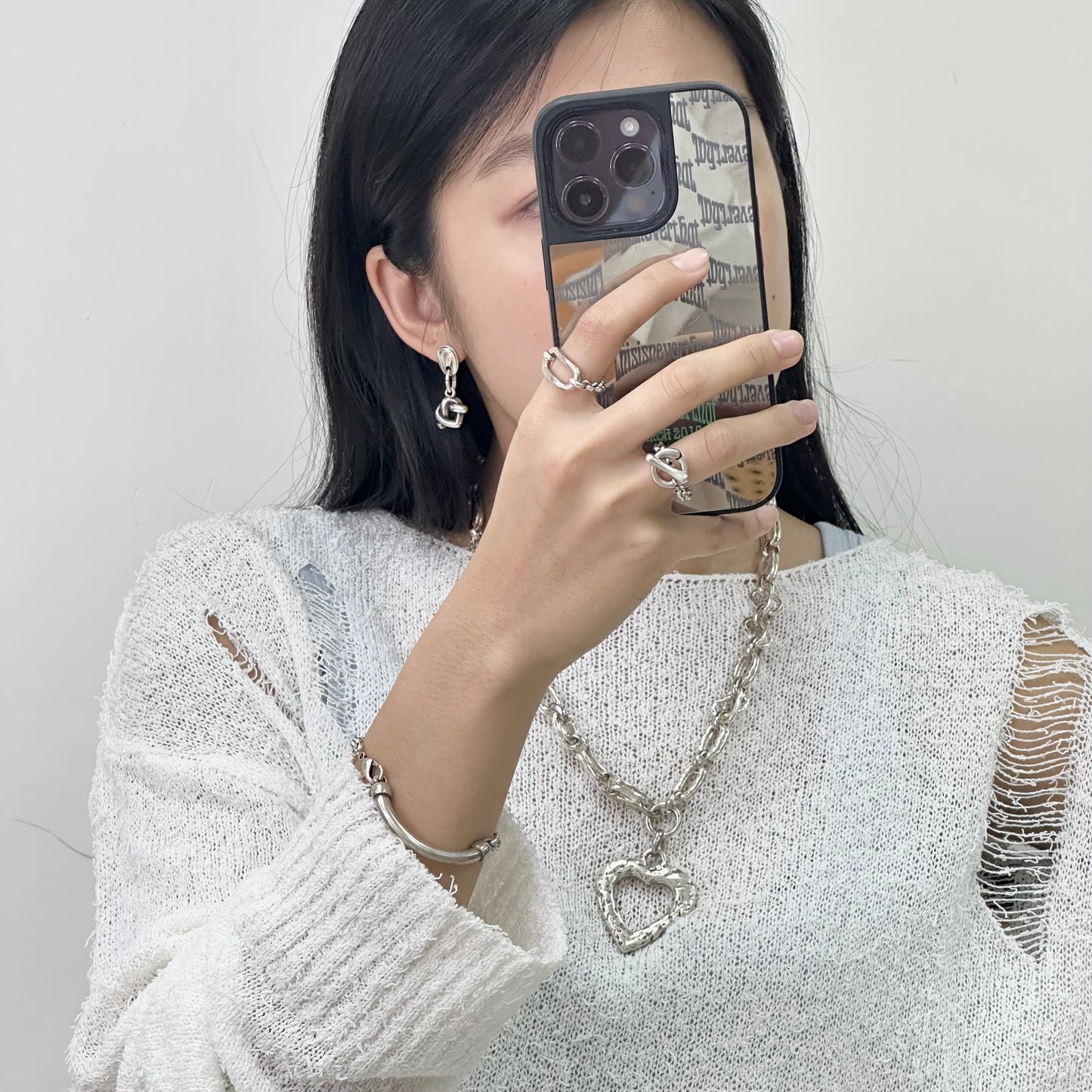 Otro Accesorio 西班牙手工飾物 - Rectangle on Chain Ring