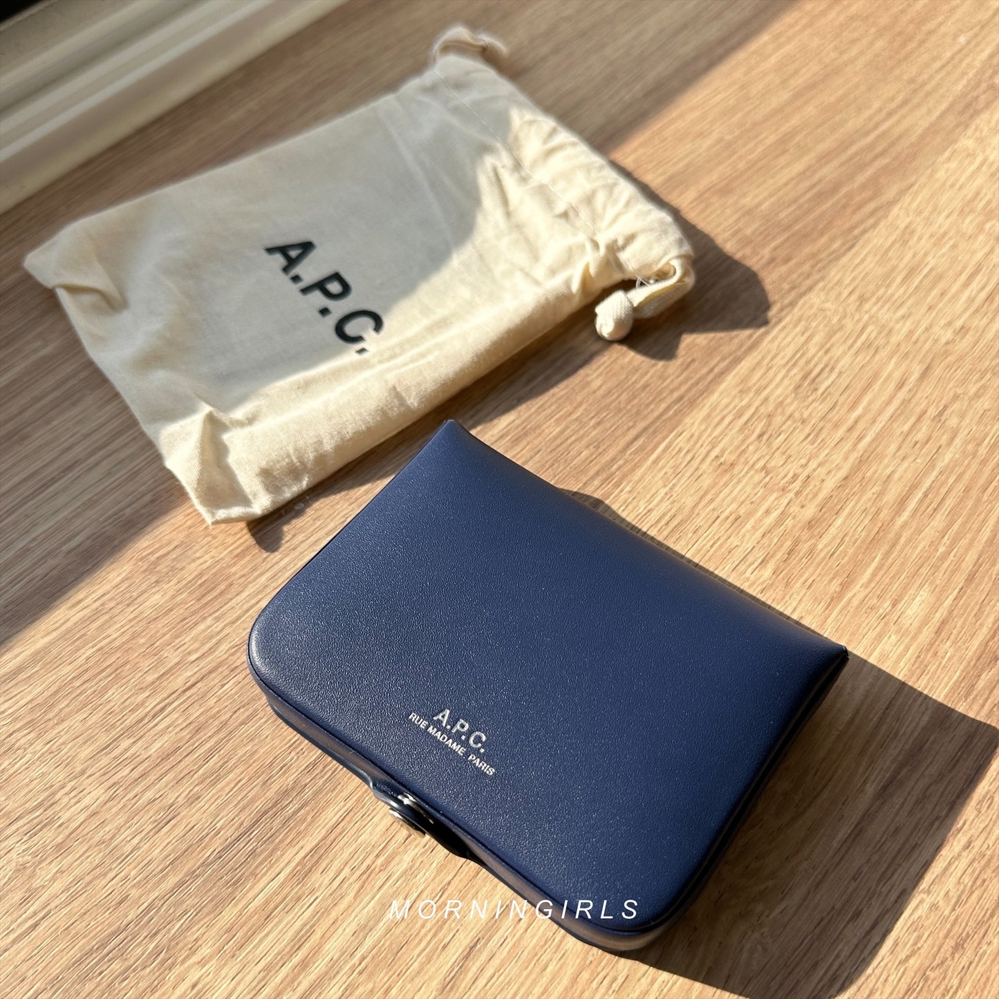 A.P.C. 2024 Seasonal Colour MIDNIGHT BLUE 馬鞍包