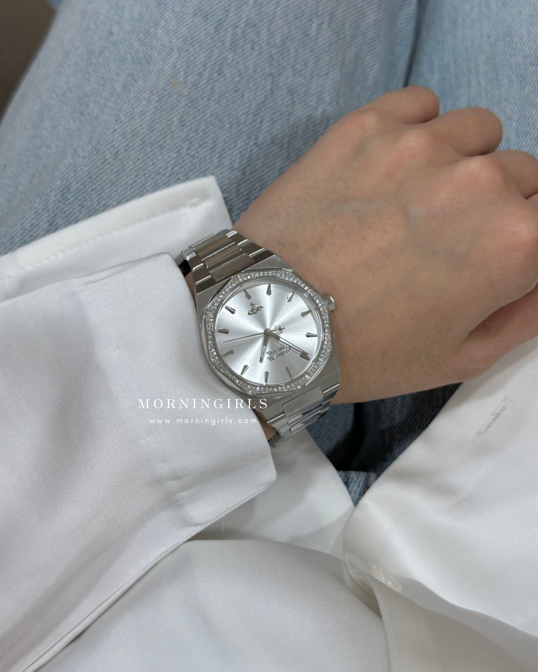 Vivienne Westwood Watch 33mm Moonlight 🌙 [最新上架! 鑲鑽款防水瑞士機芯!]