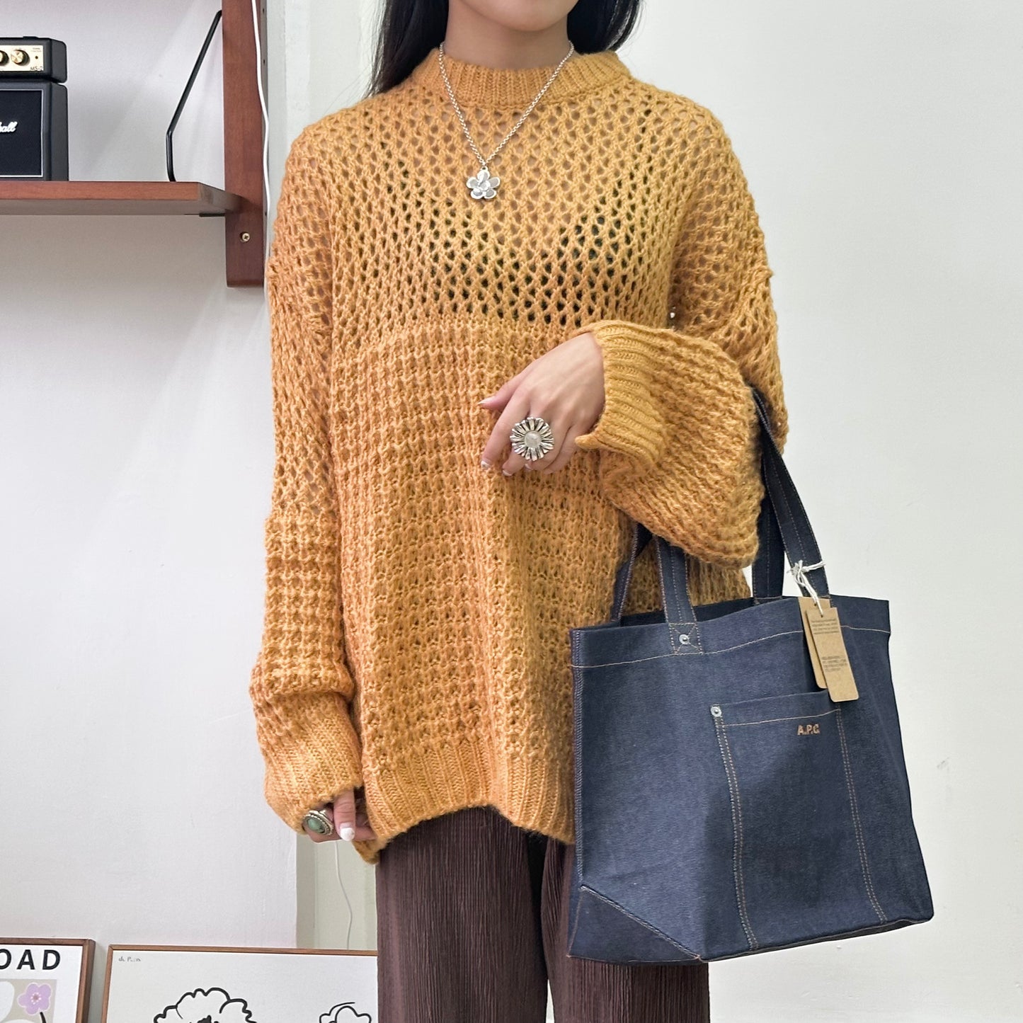 OVERSIZE 洞洞毛衣 3色入 [超熱賣!!]  [門市搬遷清貨限時優惠$169!]