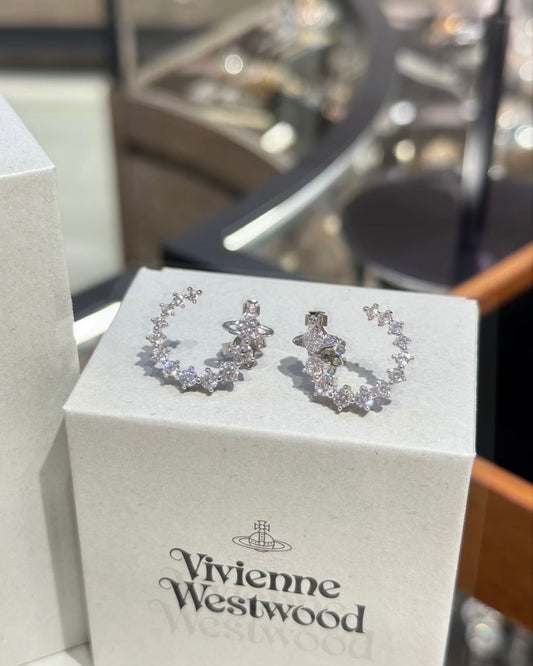 Vivienne Westwood Lydia Earrings 2026最新限定閃鑽圈圈
