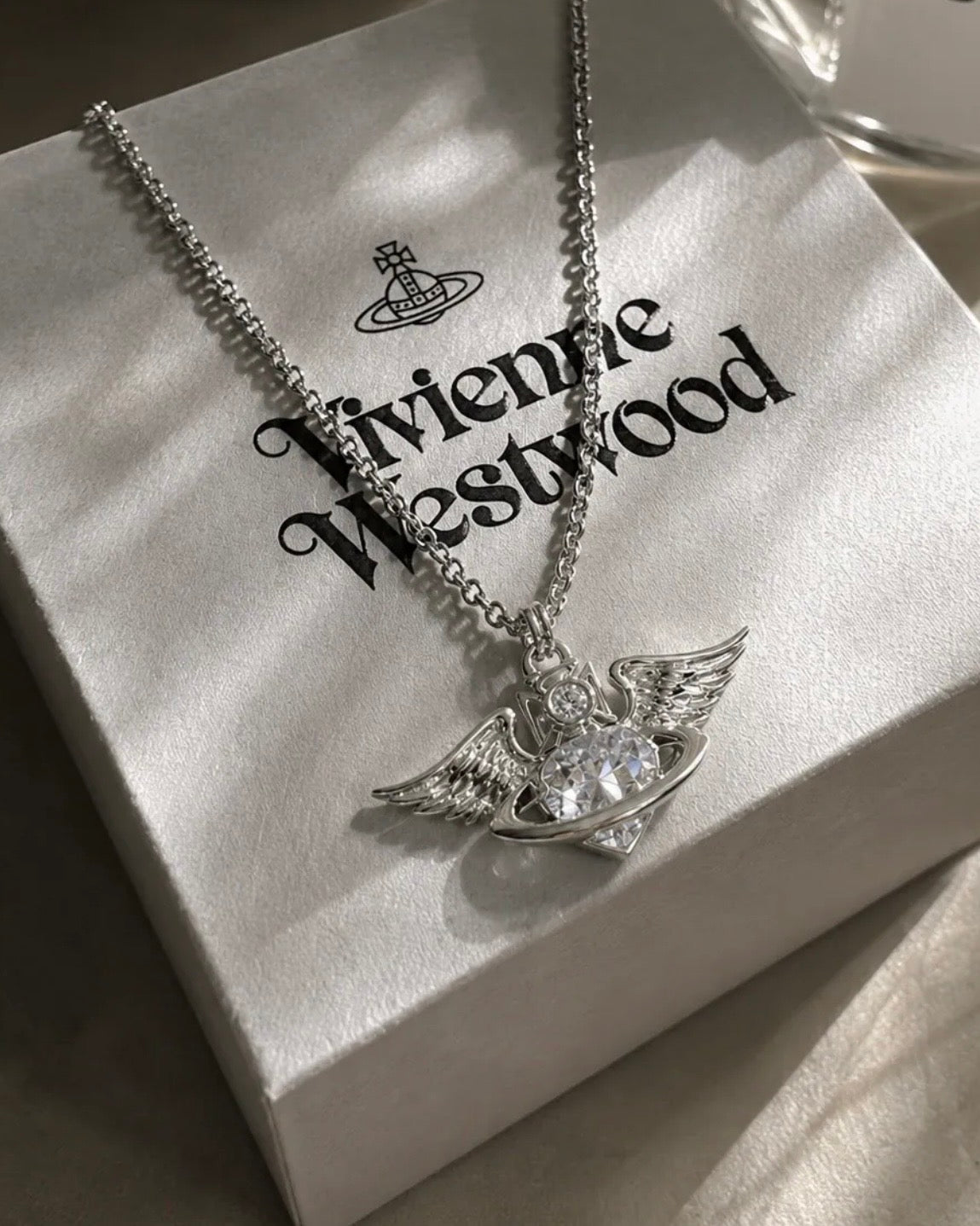 Vivienne Westwood Galena Necklace 純美天使翼925純銀 [最新上架 超夢幻!]