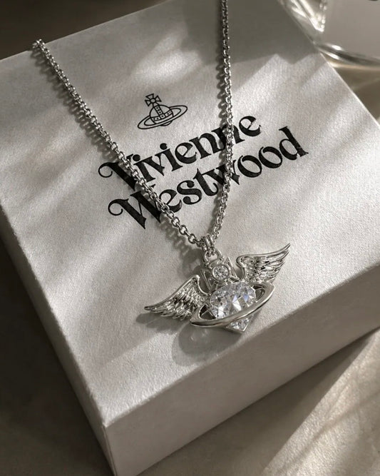 Vivienne Westwood Galena Necklace 純美天使翼925純銀 [最新上架 超夢幻!]