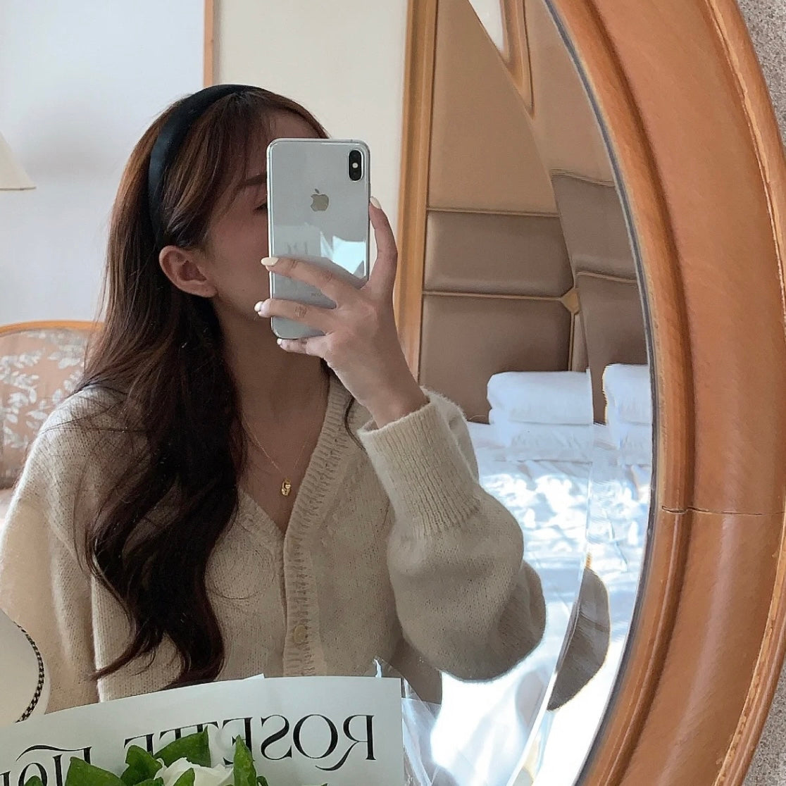 KOREA 絲絨幼身小頭箍