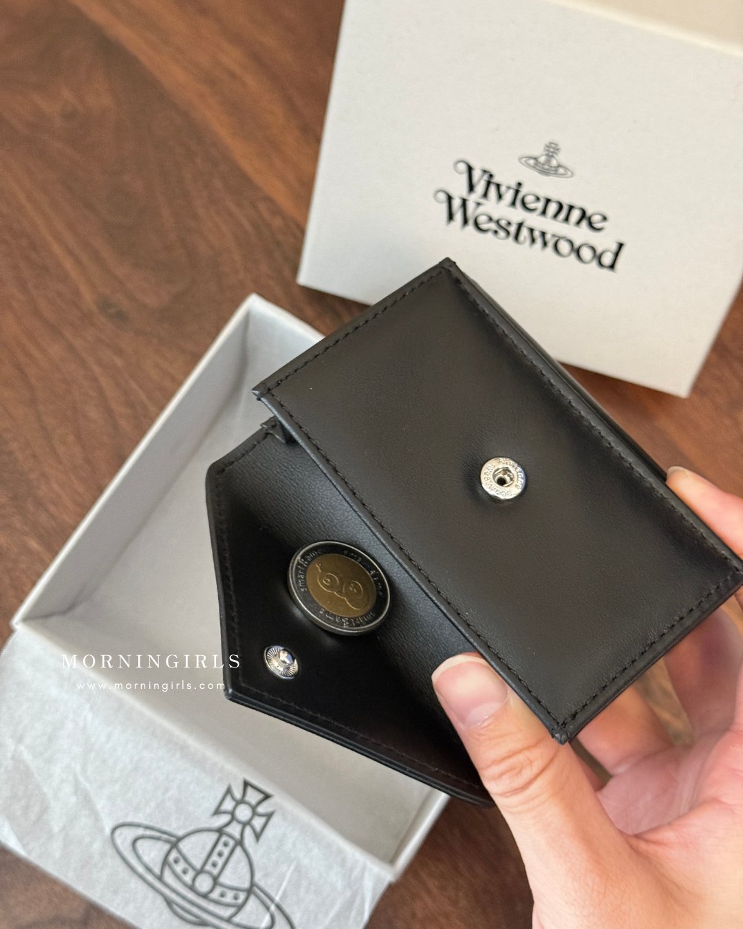 Vivienne Westwood Envelope Mini Wallet 掌心小銀包 [最新秋冬奶啡小牛皮 小尺寸銀包推介!]