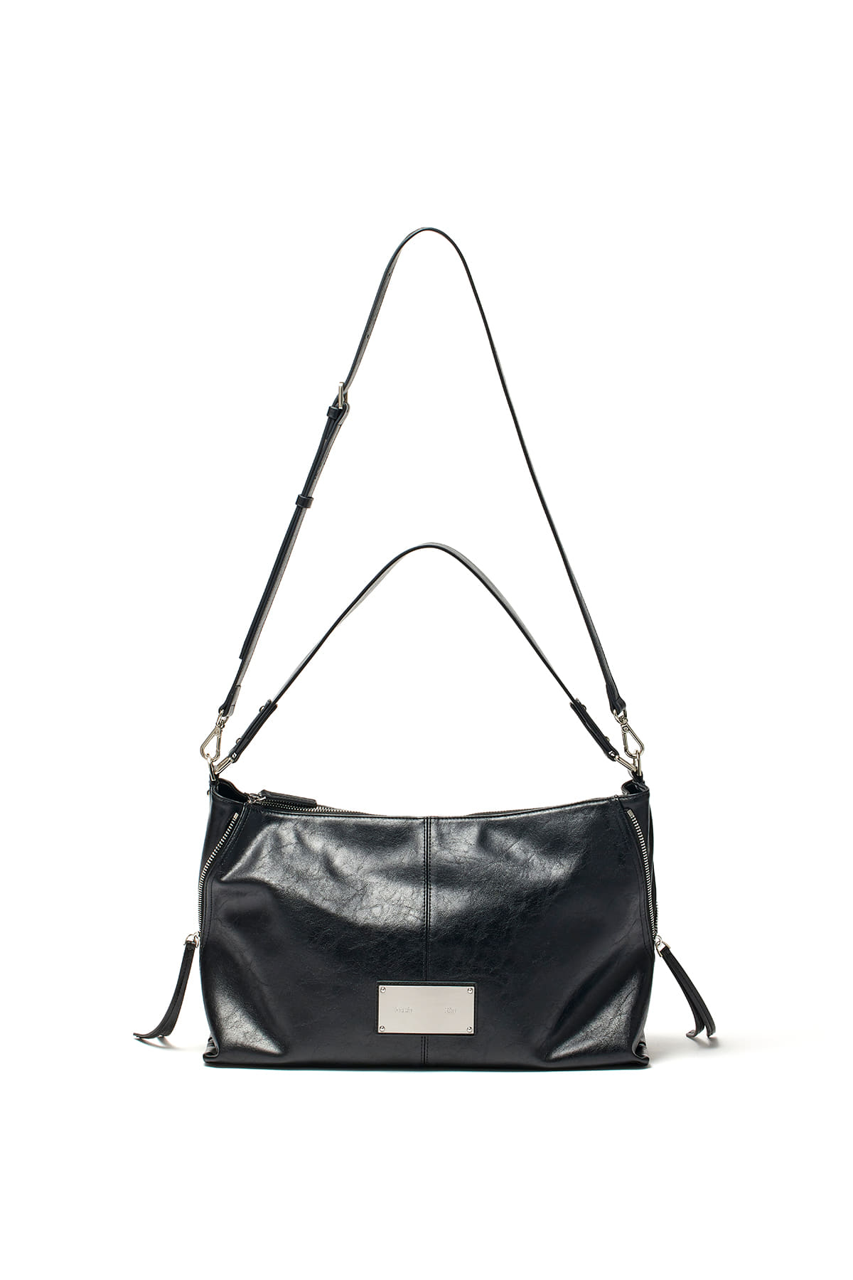Matin Kim Side Zipper Shoulder Bag LARGE 最新韓國選物🇰🇷側鍊飾帶單肩大流浪袋［防刮耐用 超熱賣復古中性風］