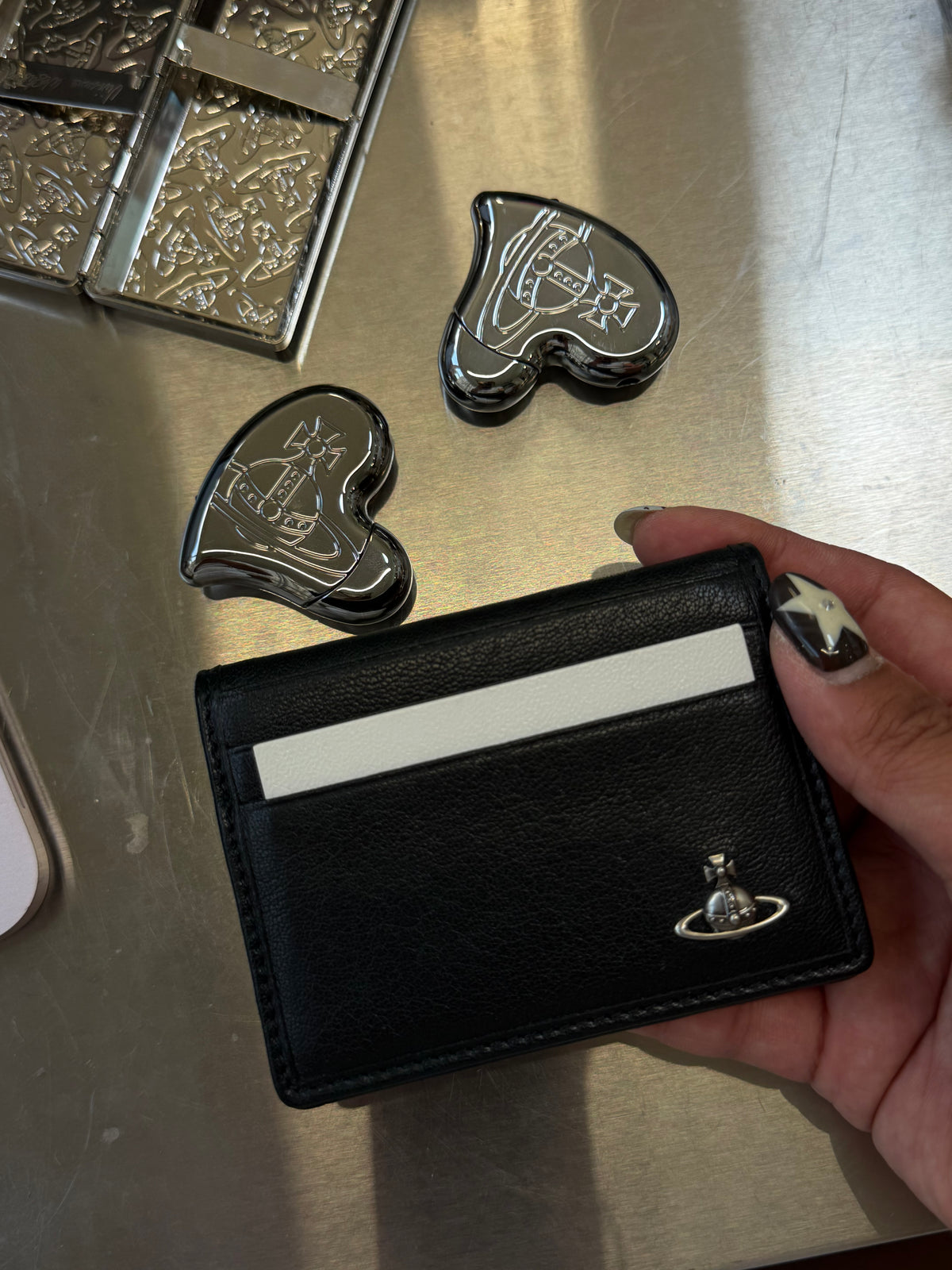 Vivienne Westwood Bifold Cardholder 100%真牛皮 質感滿分［超美奶白牛皮 溫柔感滿滿!］
