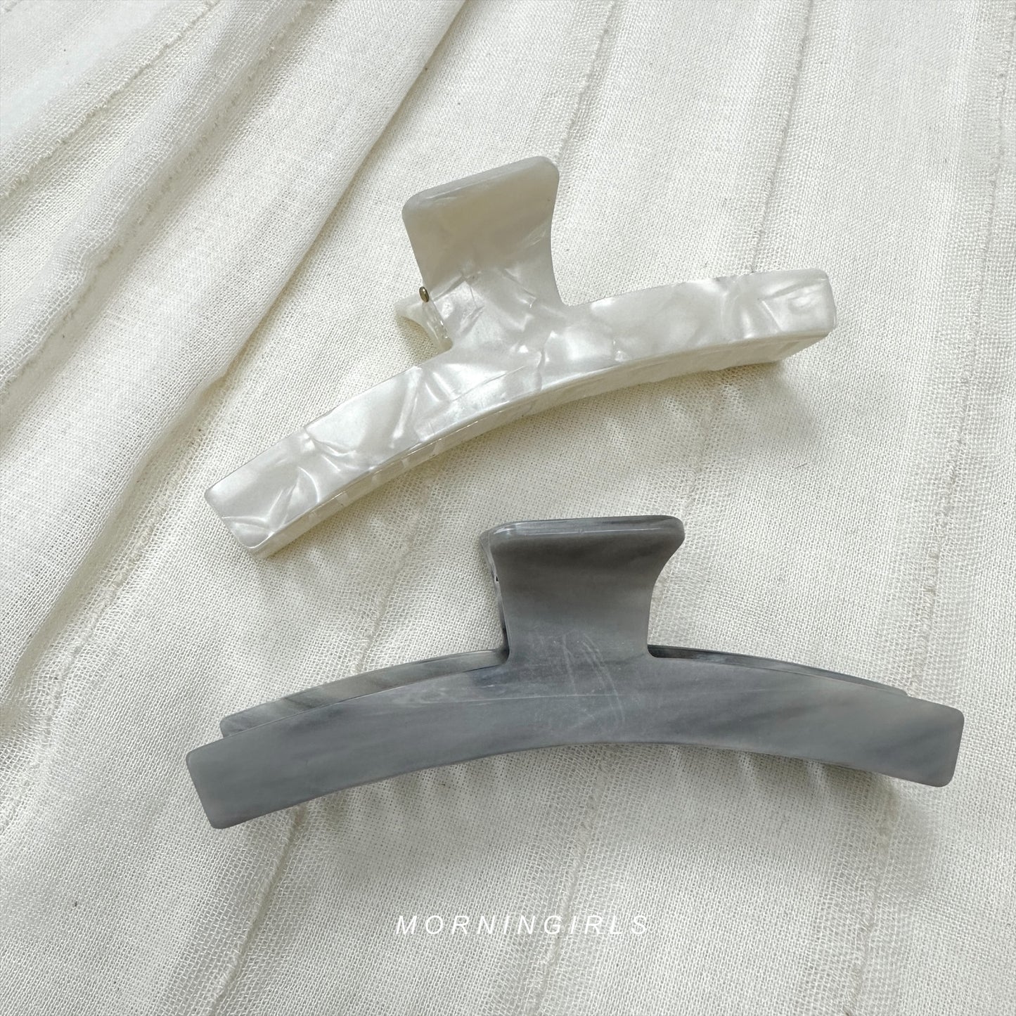 KOREA 啞面雲石髮夾