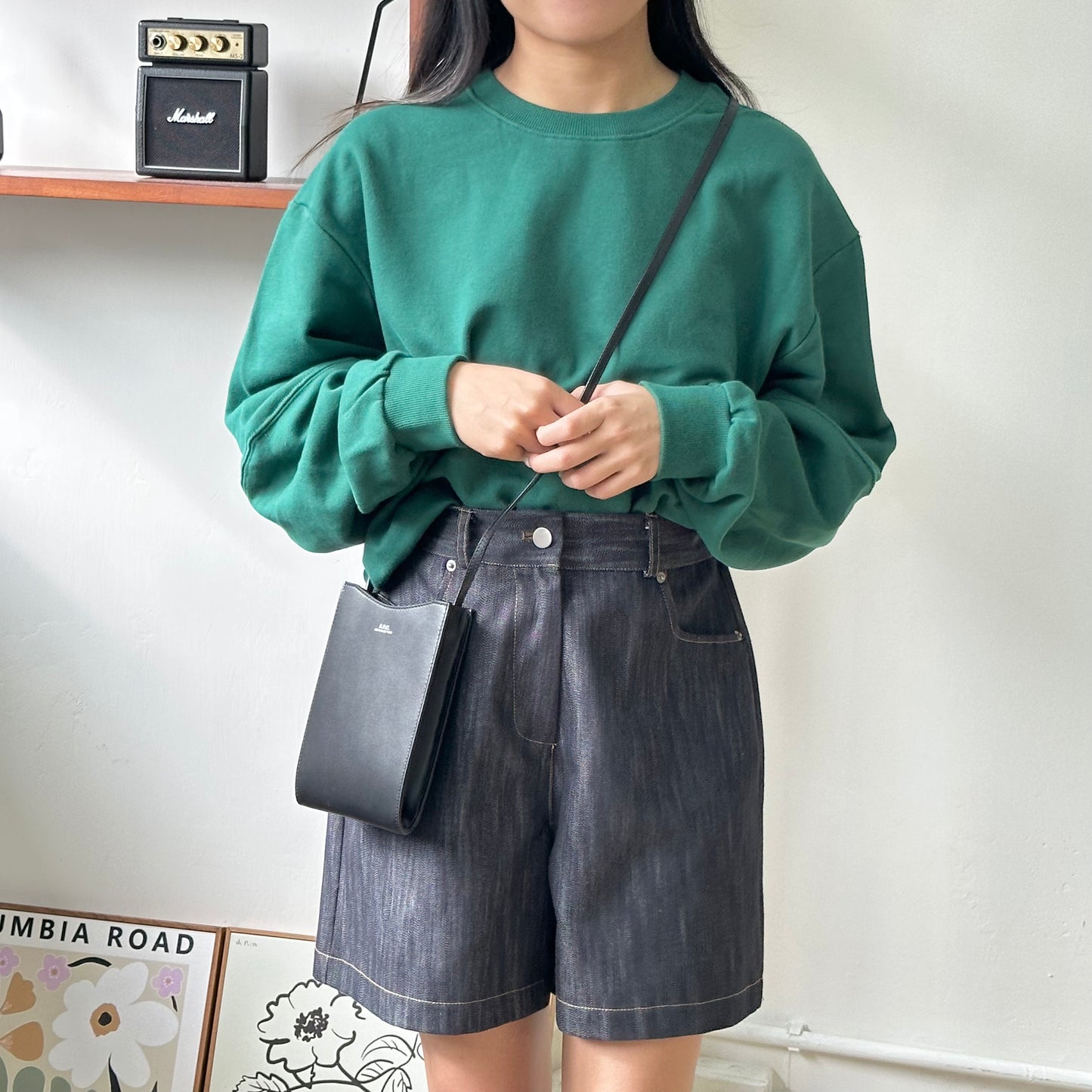 Non-Fade Denim Shorts