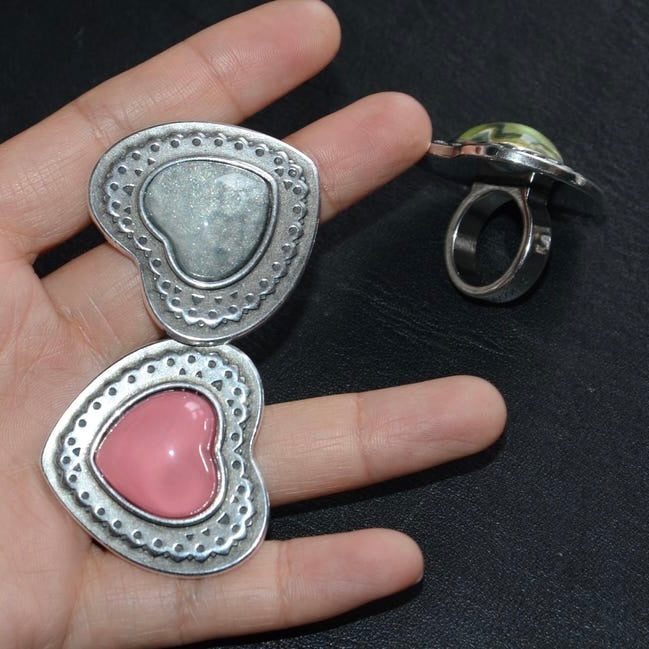 Otro Accesorio 西班牙手工飾物 - Vintage Heart Ring [NEW ITEM!]