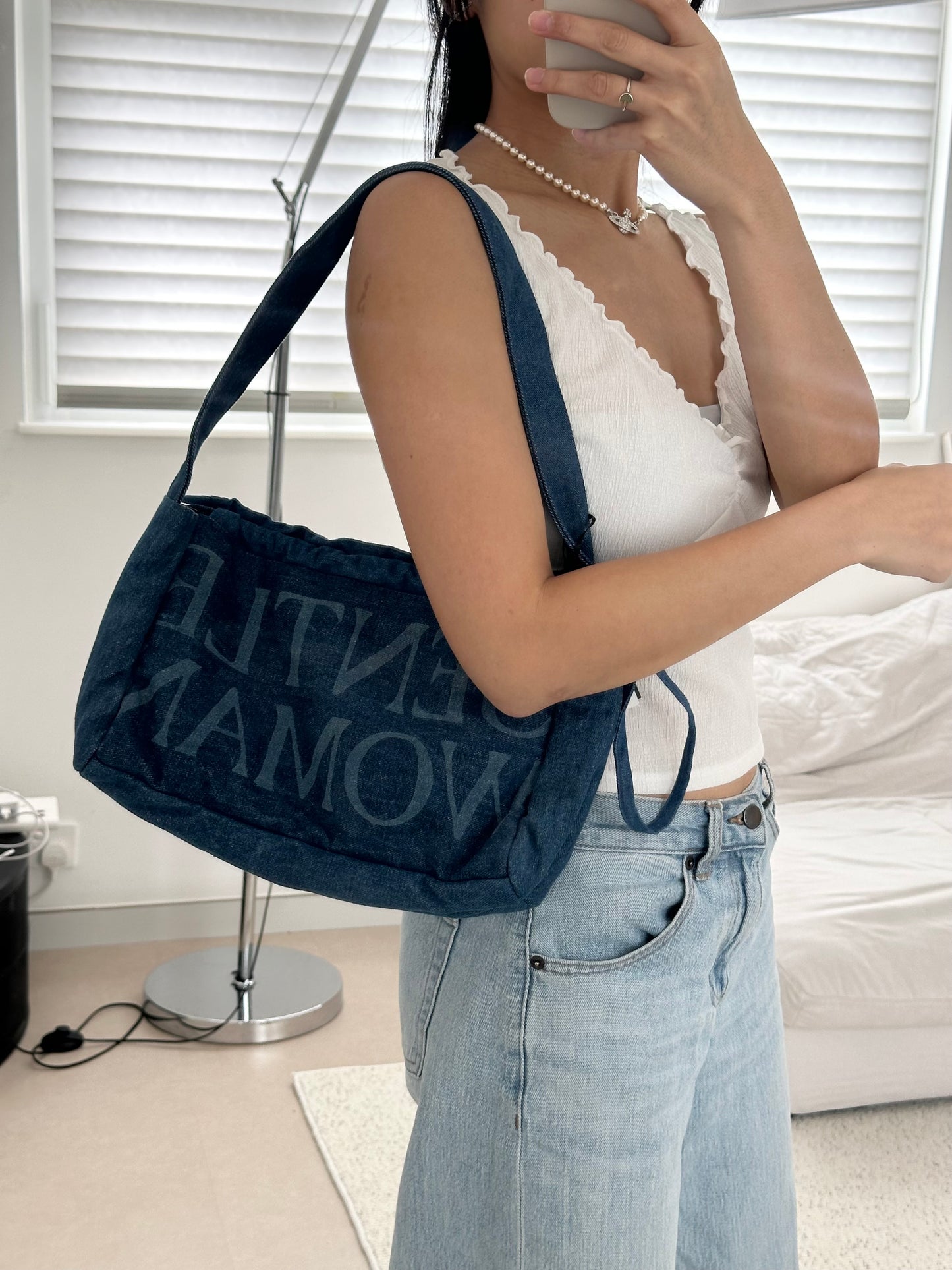 Gentlewoman Denim Dumpling Bag 經典牛仔款