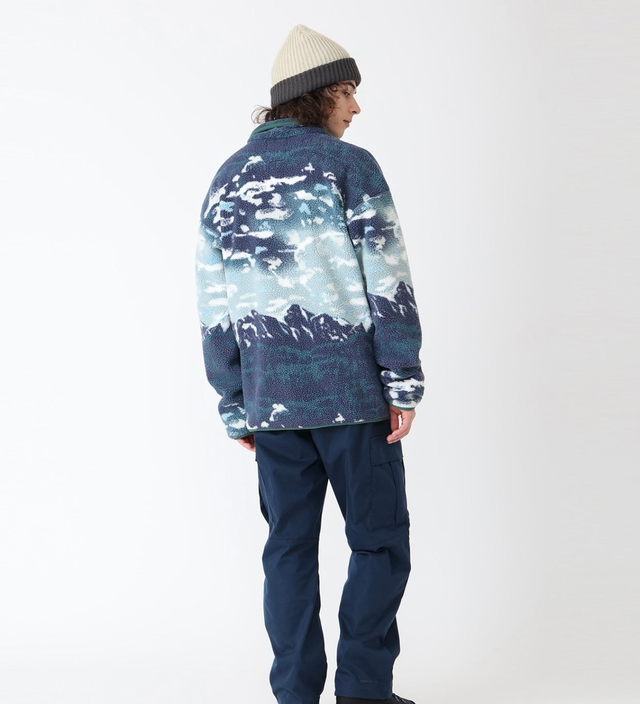 Columbia Blue Mountain Fleece (Helvetia II Print Half Snap Fleece)