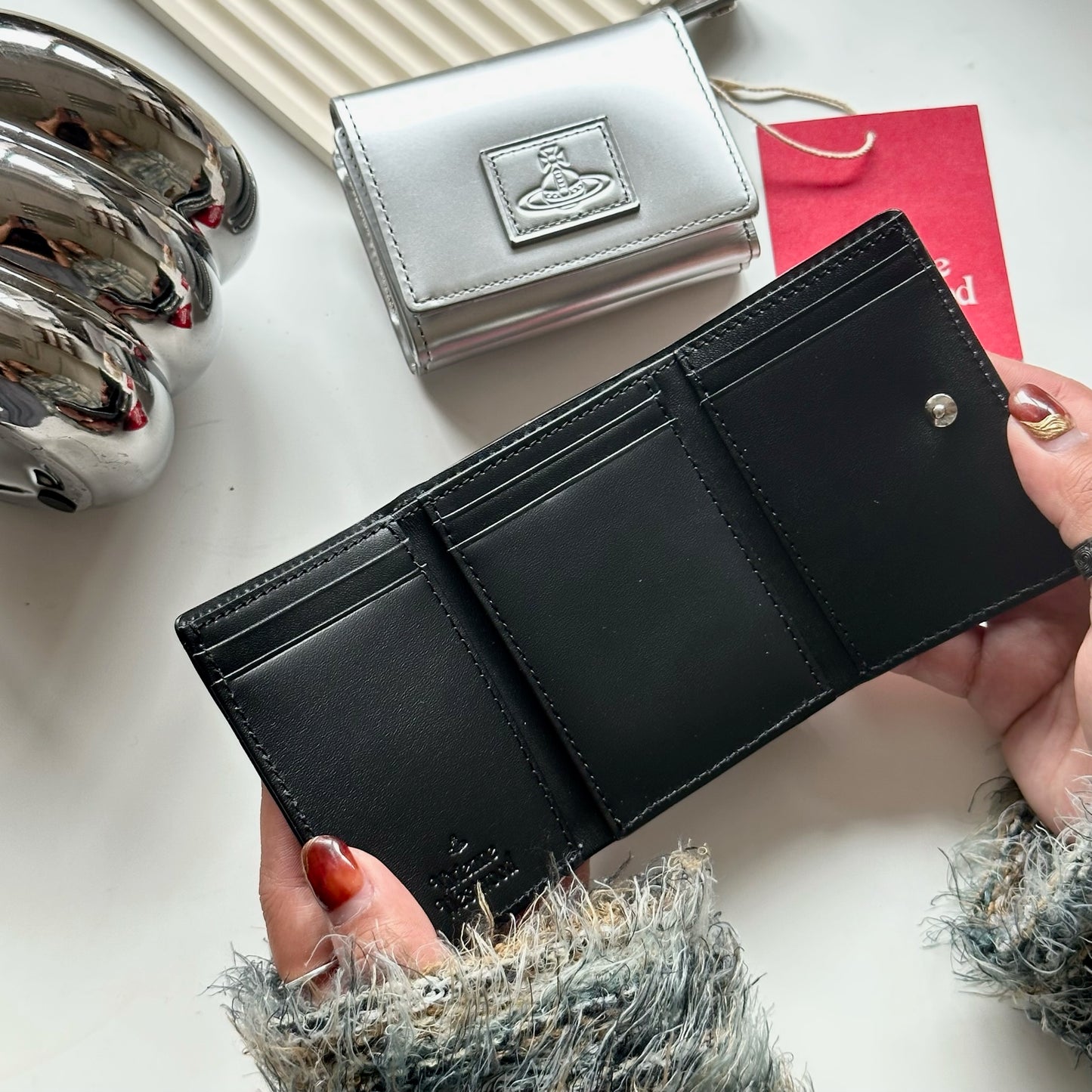 Vivienne Westwood RED LABEL 霧面壓紋小銀包 [日本限定已停產兼絕版!]