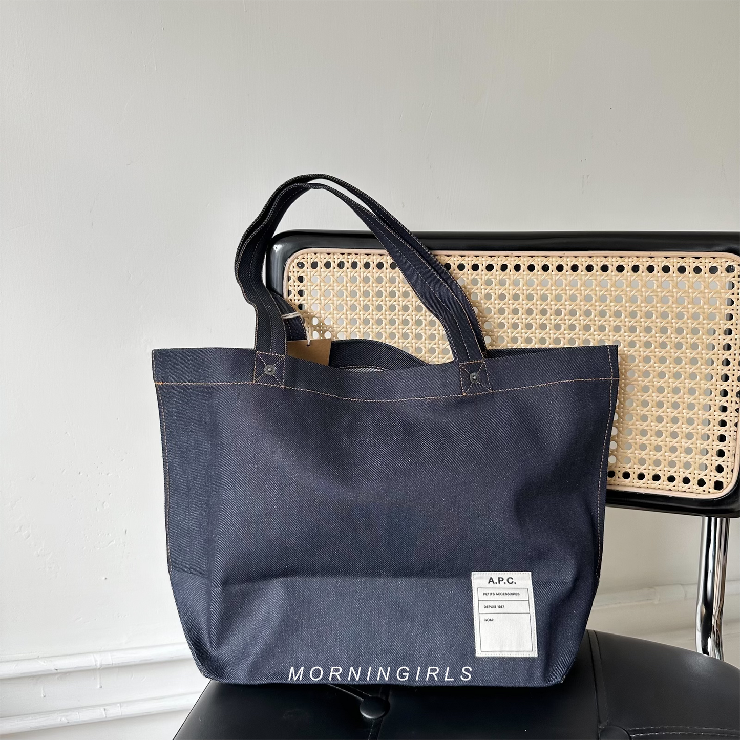 A.P.C. Thais Tote Bag Indigo