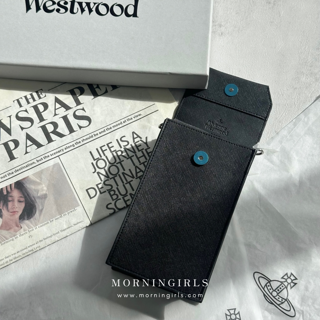 Vivienne Westwood Phone Bag 黑色十字紋