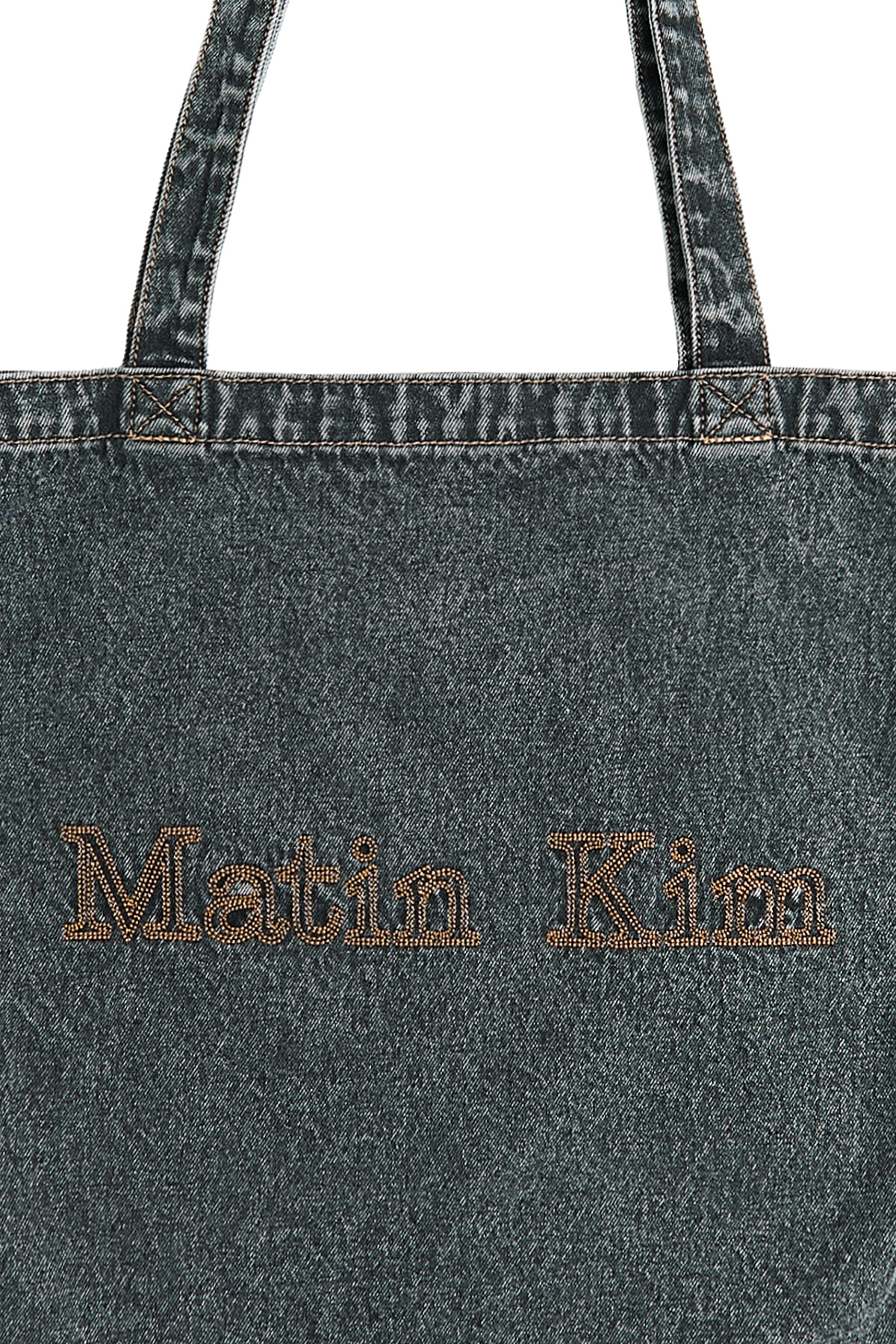 Matin Kim Matin Stitch Denim Ecobag 最新韓國選物🇰🇷刺繡水洗牛仔環保袋［實用隨性百搭 可放A4/電腦］