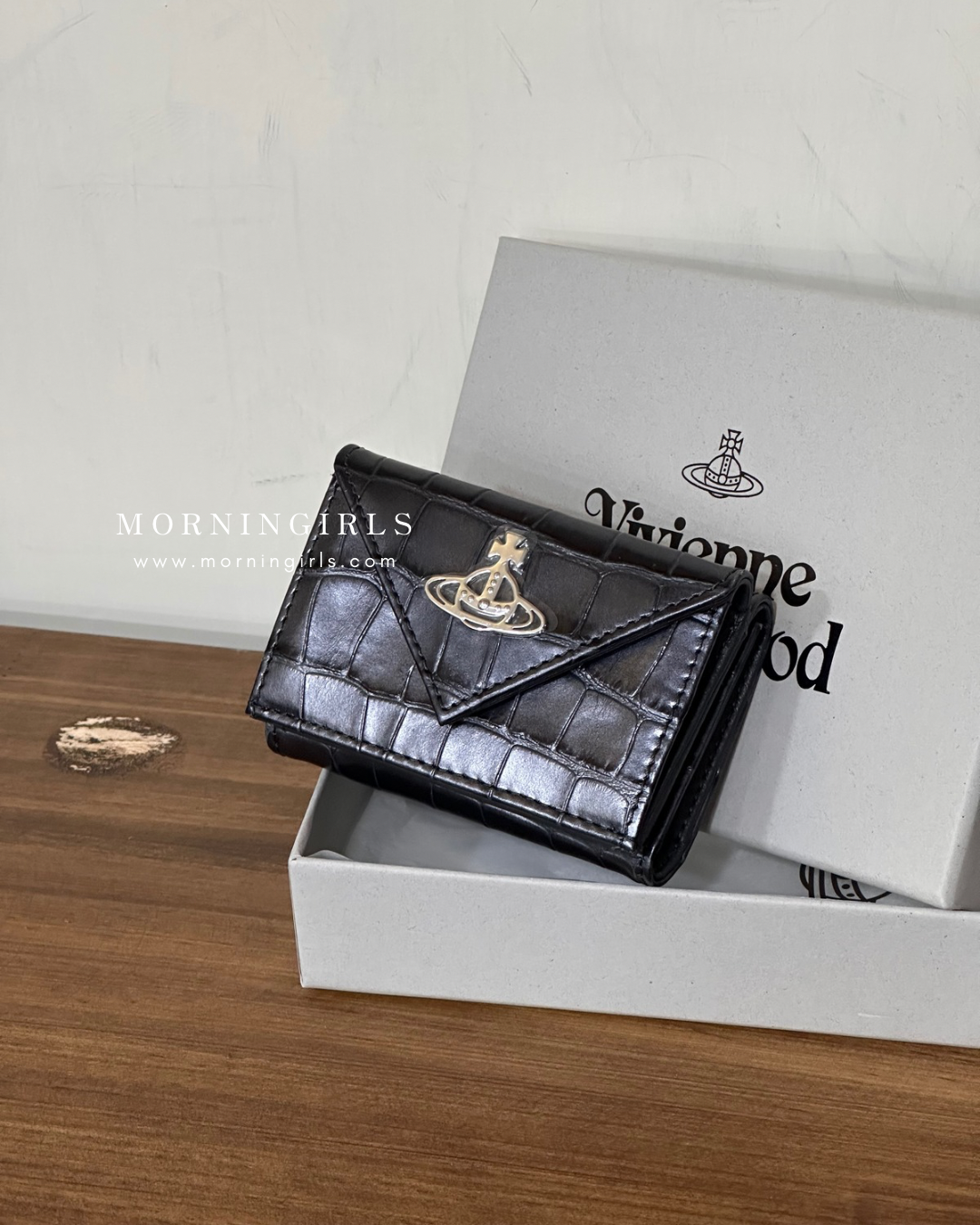 Vivienne Westwood Envelope Mini Wallet 掌心小銀包 [最新秋冬奶啡小牛皮 小尺寸銀包推介!]