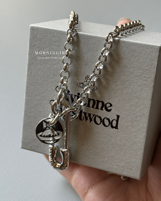 Vivienne Westwood Imogene Necklace 扣針頸鏈 ［中性款男女適用］