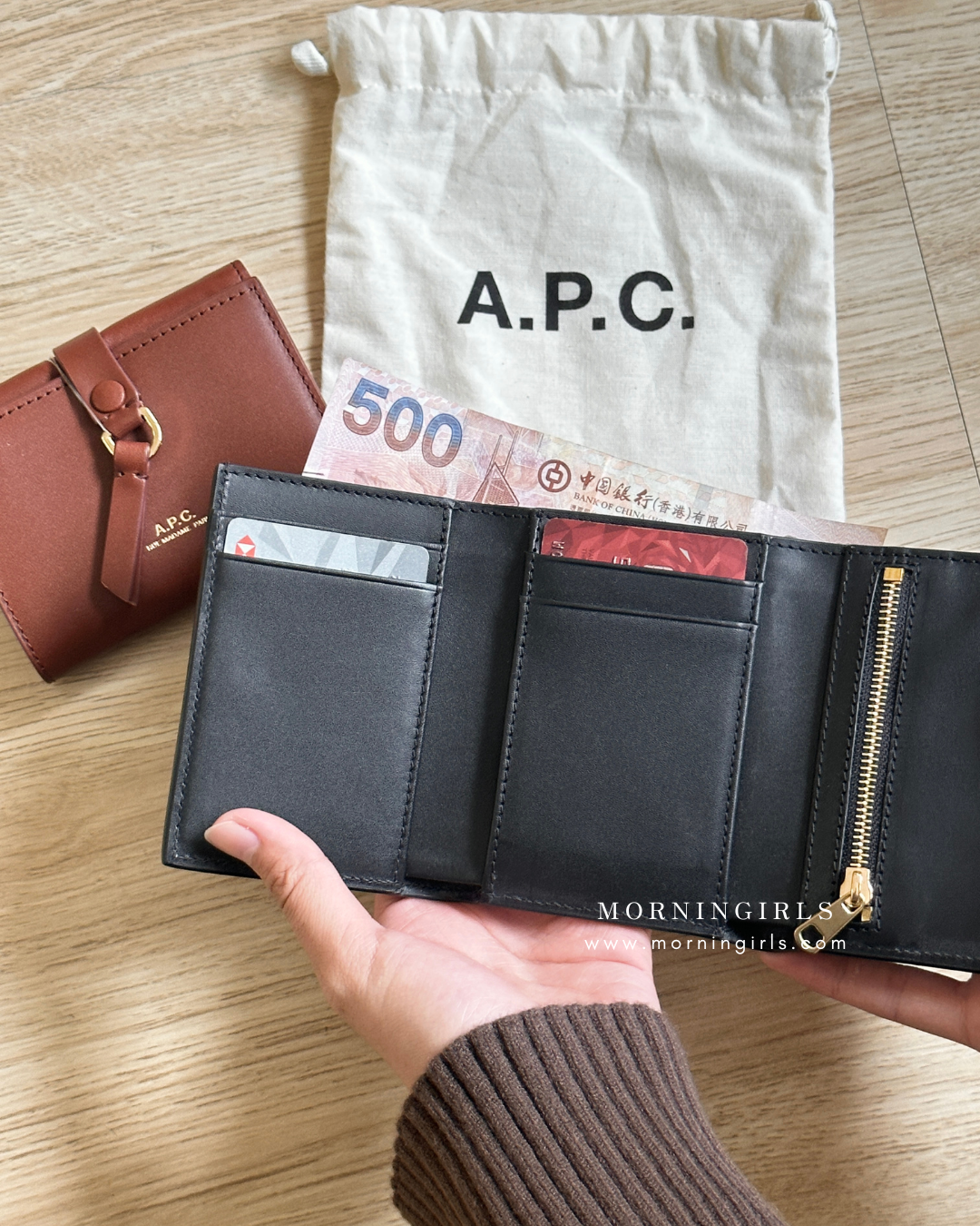 A.P.C. Noa Trifold Wallet