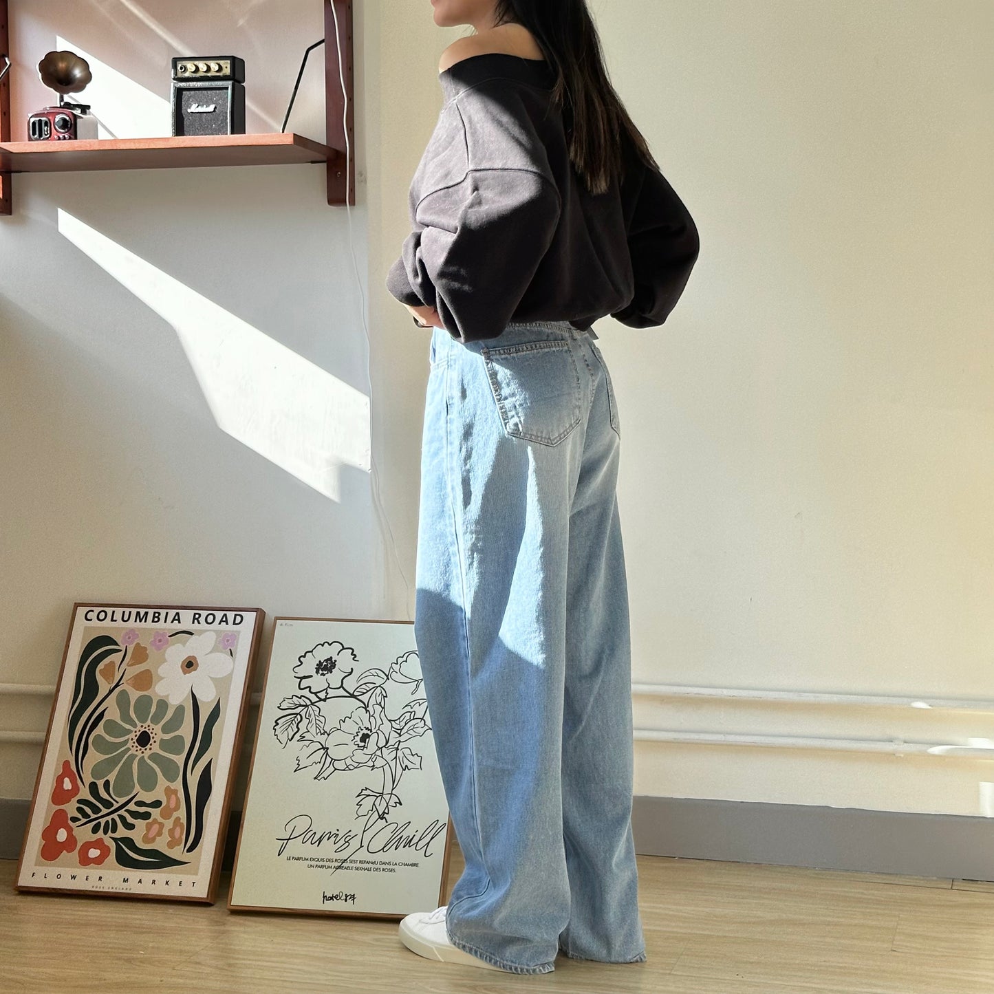 One Shoulder Loose Sweater [門市搬遷清貨限時優惠$99!]