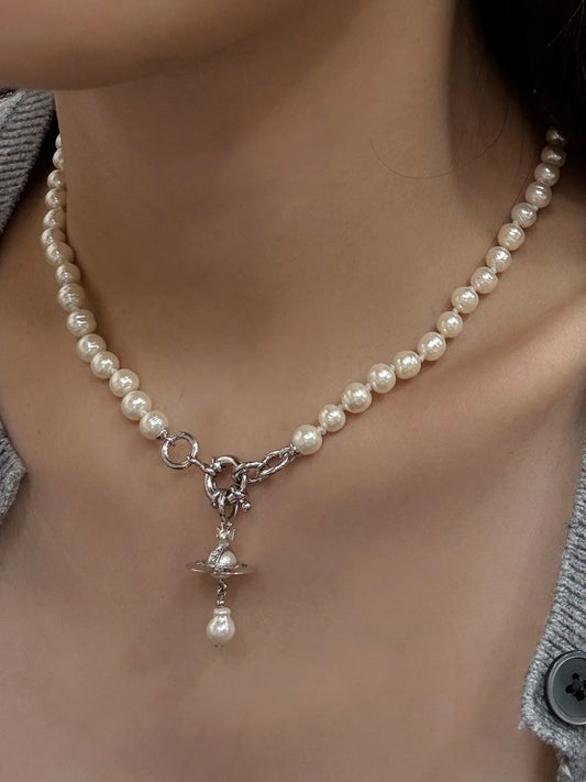 Vivienne Westwood Aleksa Pearl Choker 巴洛克水滴珍珠 [NANA同款 最新上架! 超級美! 超限量優惠現貨!]