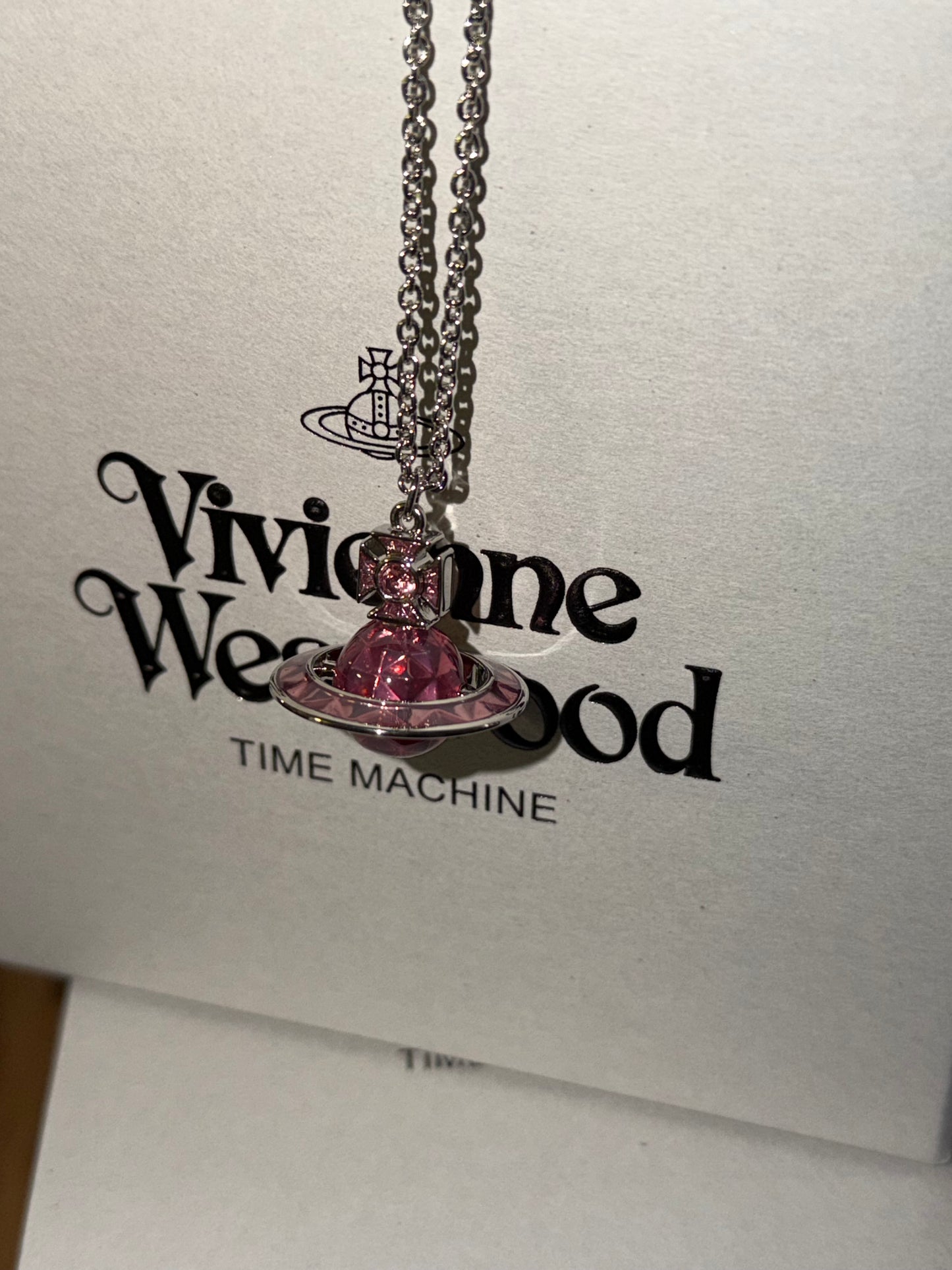 Vivienne Westwood ORB Pendant Necklace 情人節限定粉紅立體星球 [已停產 完售即下架]