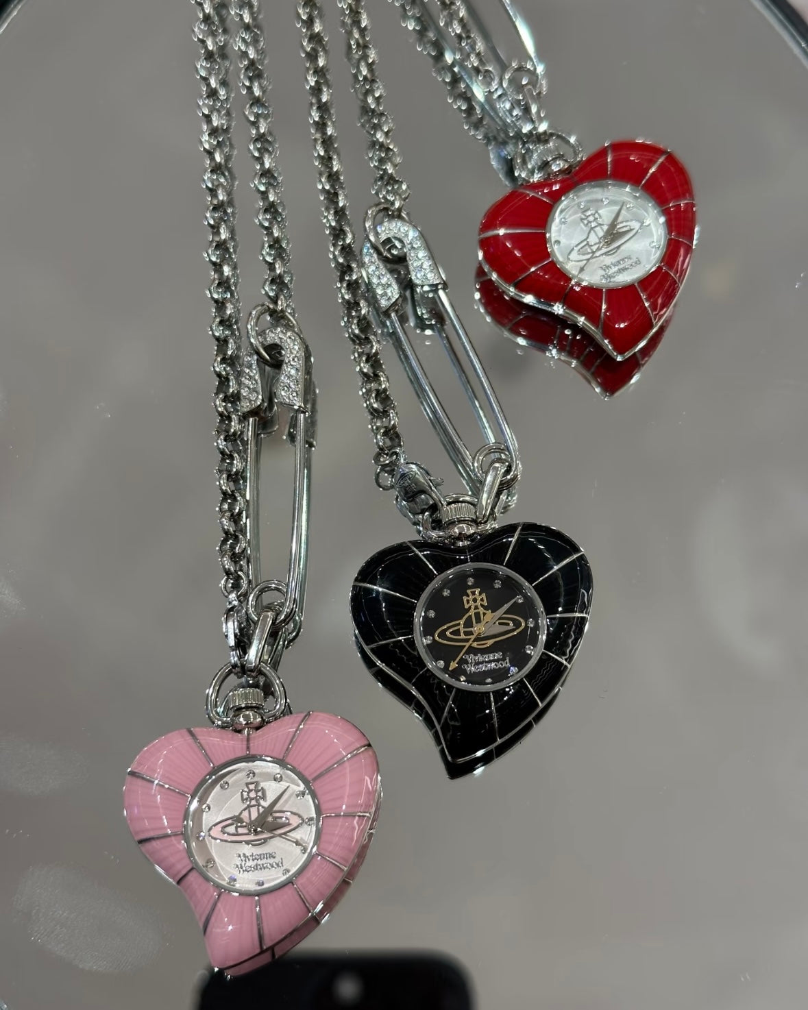 Vivienne Westwood Heart Pendant Watch Necklace [2025最新限定款 隨時斷貨!]