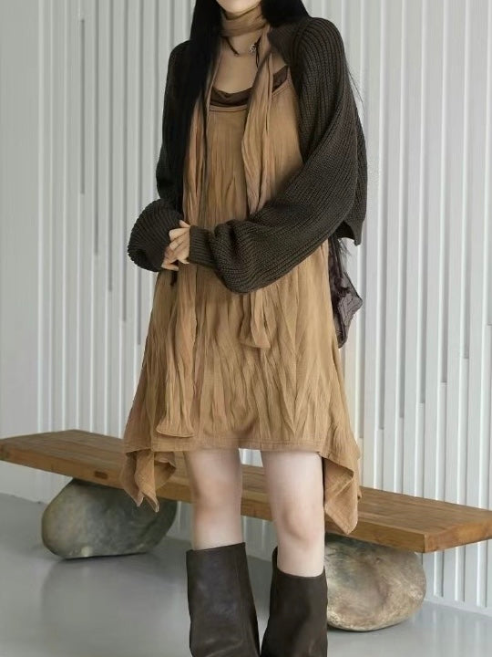 [KROP001] Wrinkled Sleeveless OPS［連頸帶 超推介!］