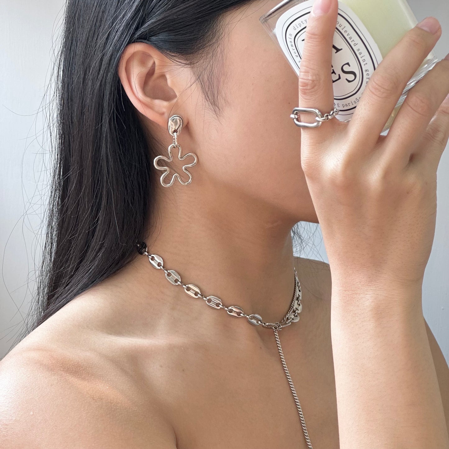 Otro Accesorio 西班牙手工飾物 - Rectangle on Chain Ring